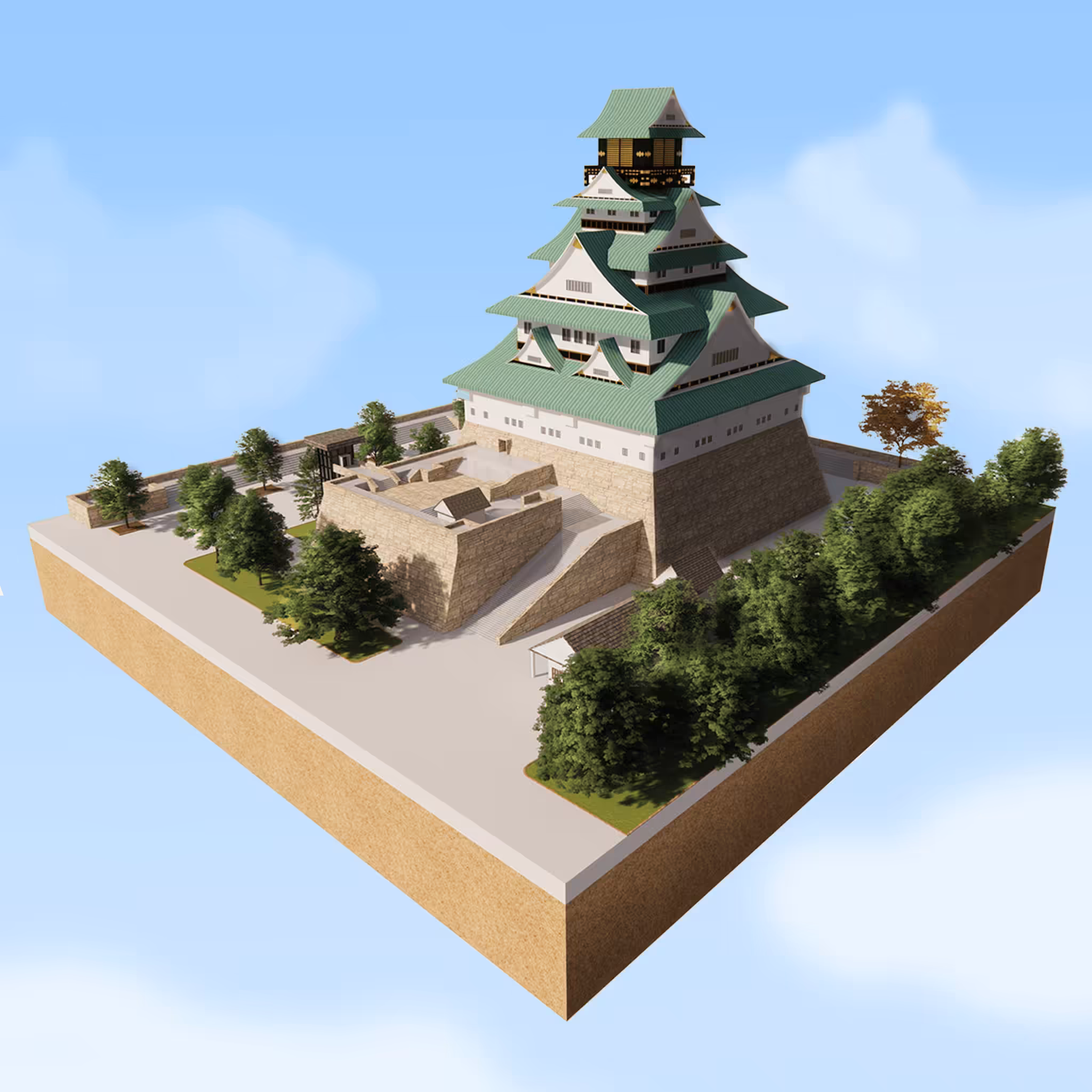 The Arch: Osaka Castle