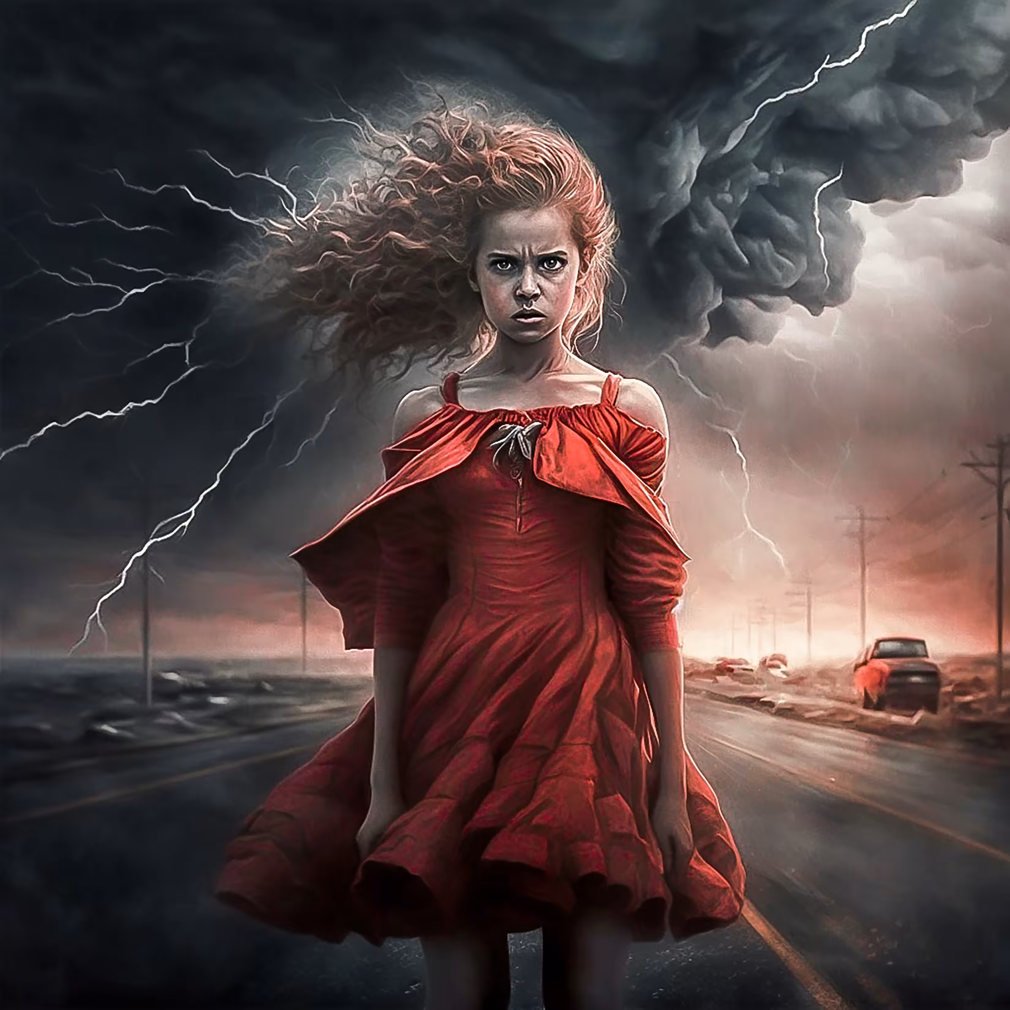 Stormy Red Dress 