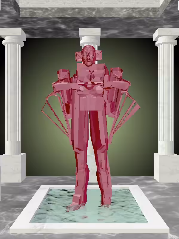 HeavenComputer: The Fragmented Phone Calling Velvet Cherry Woman #2622