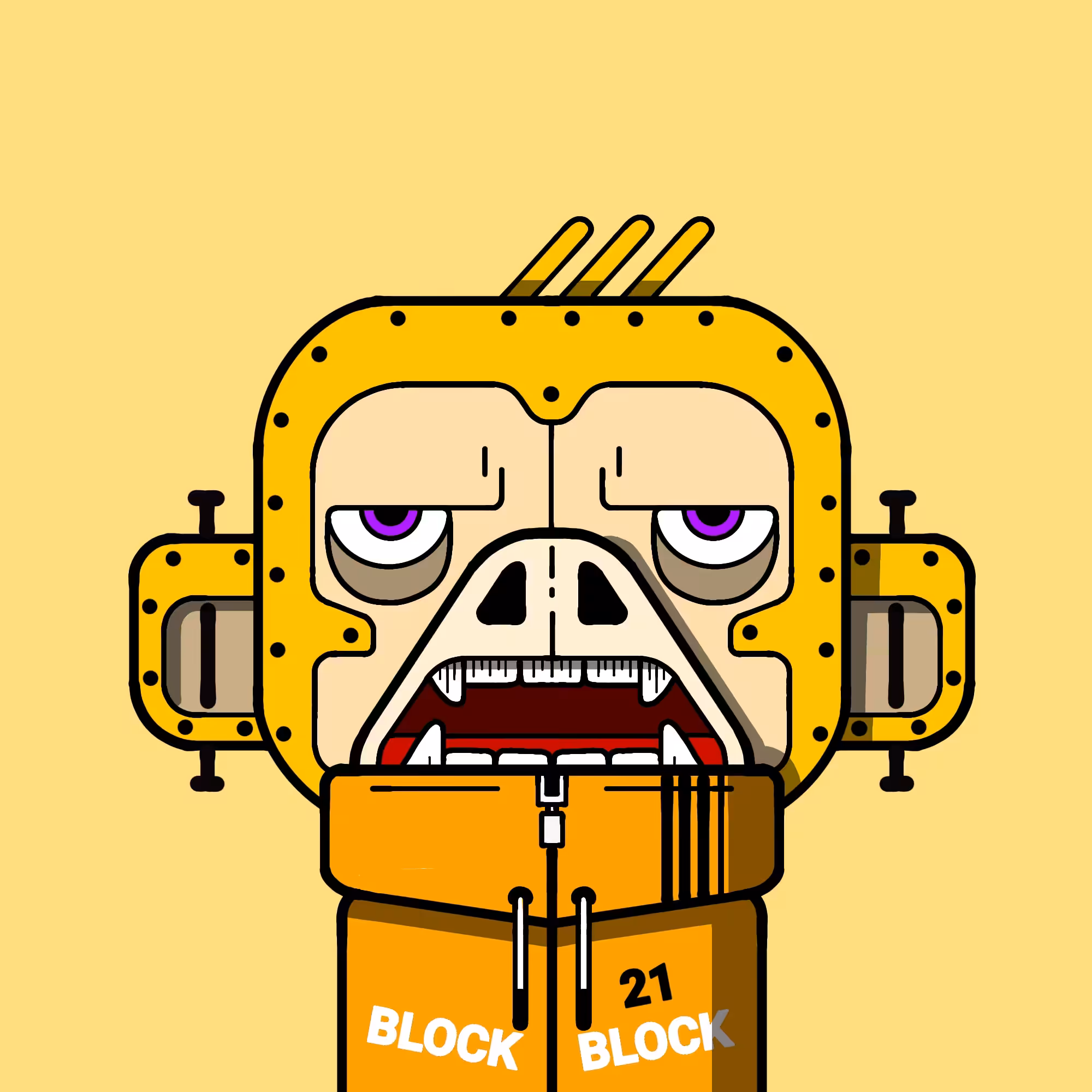 monkey block #021