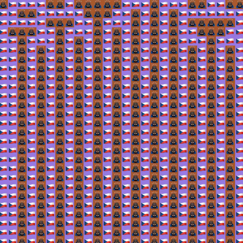 Elementary Cellular Emoji Automata #946