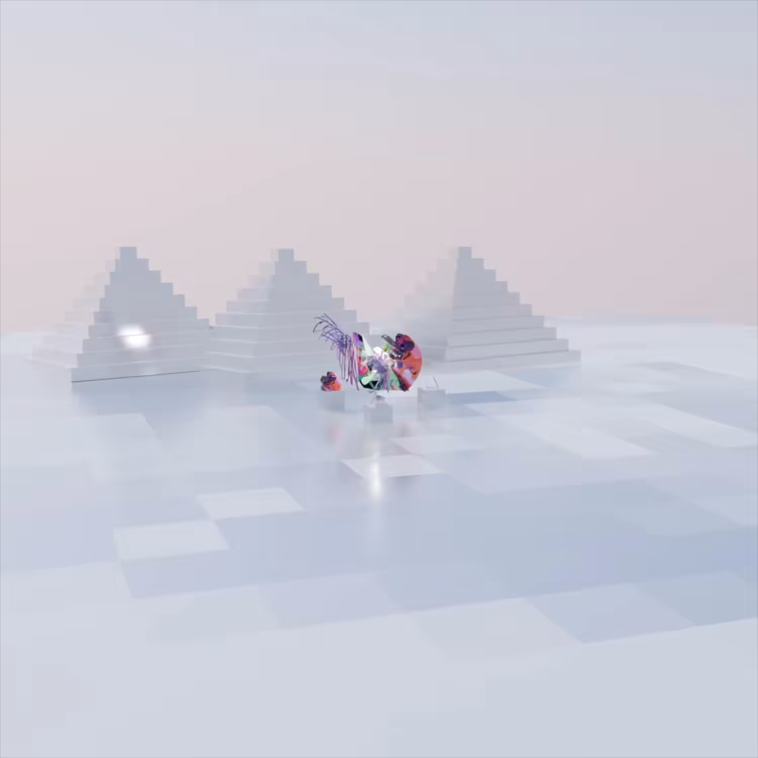 Sentient Objects and Three Pyramids 