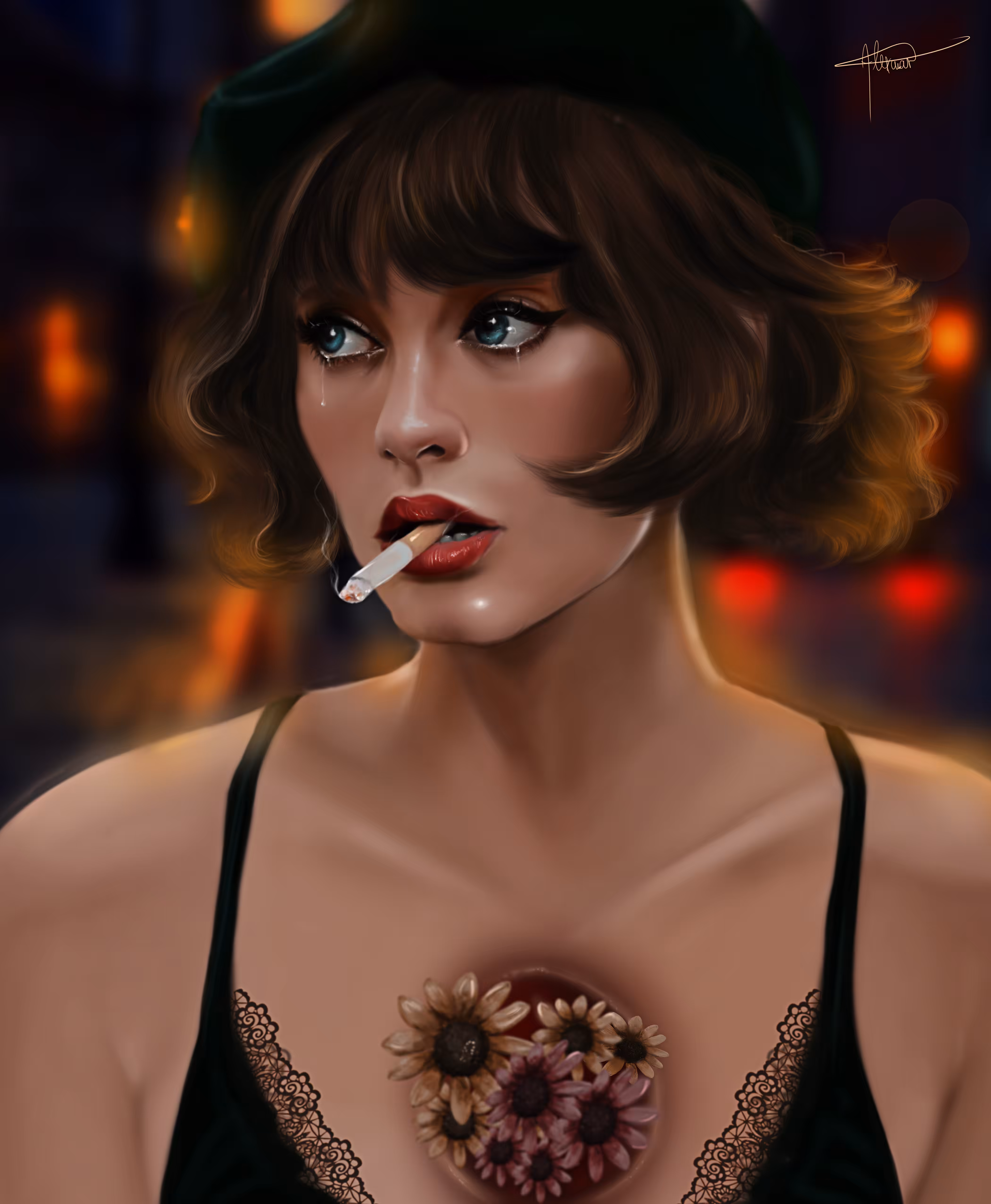 Wither flower.