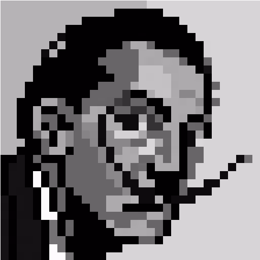 Pixel Portraits Series #004 [Salvador Dalí]
