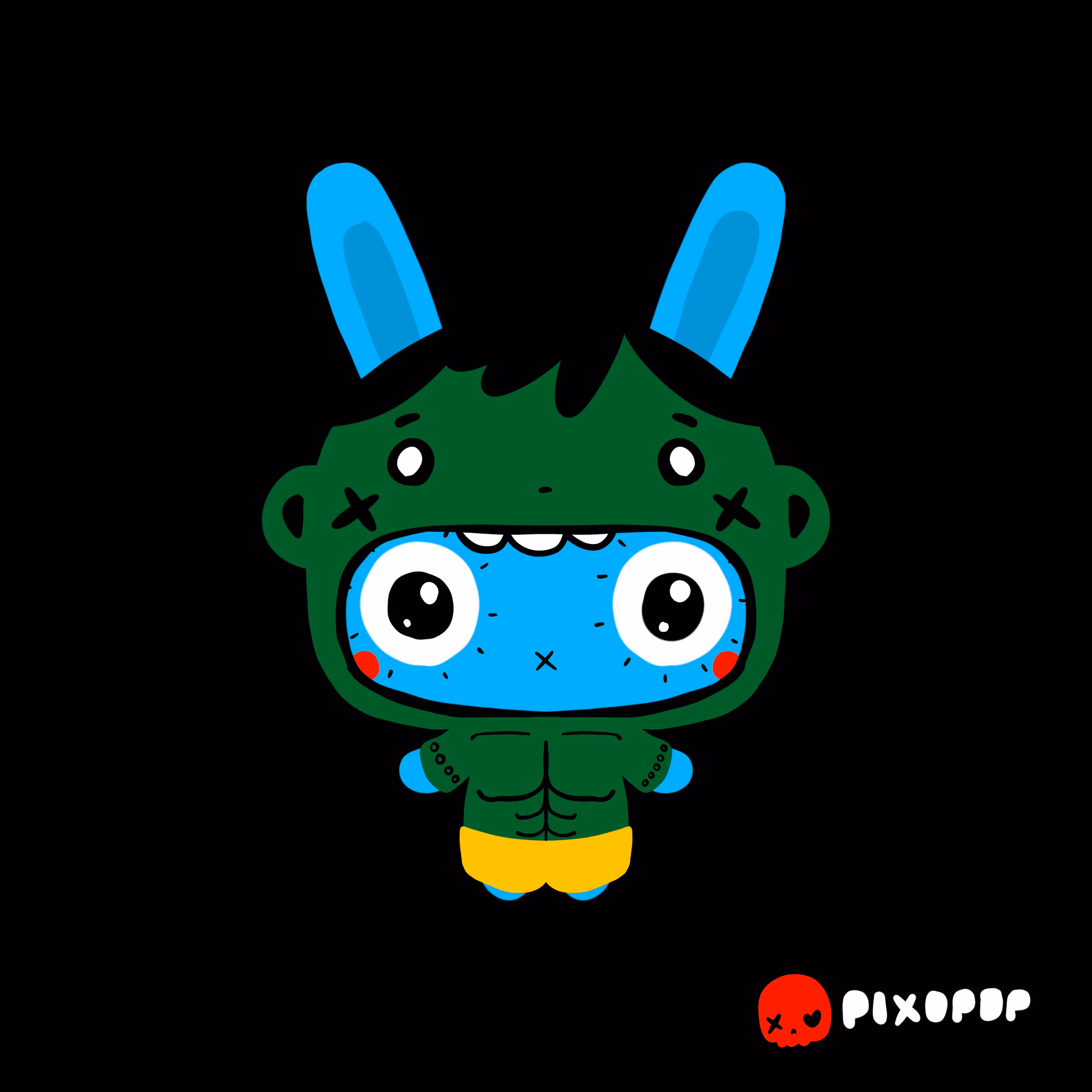 PIXOPOP CUTIES: Stitch Bunny #123