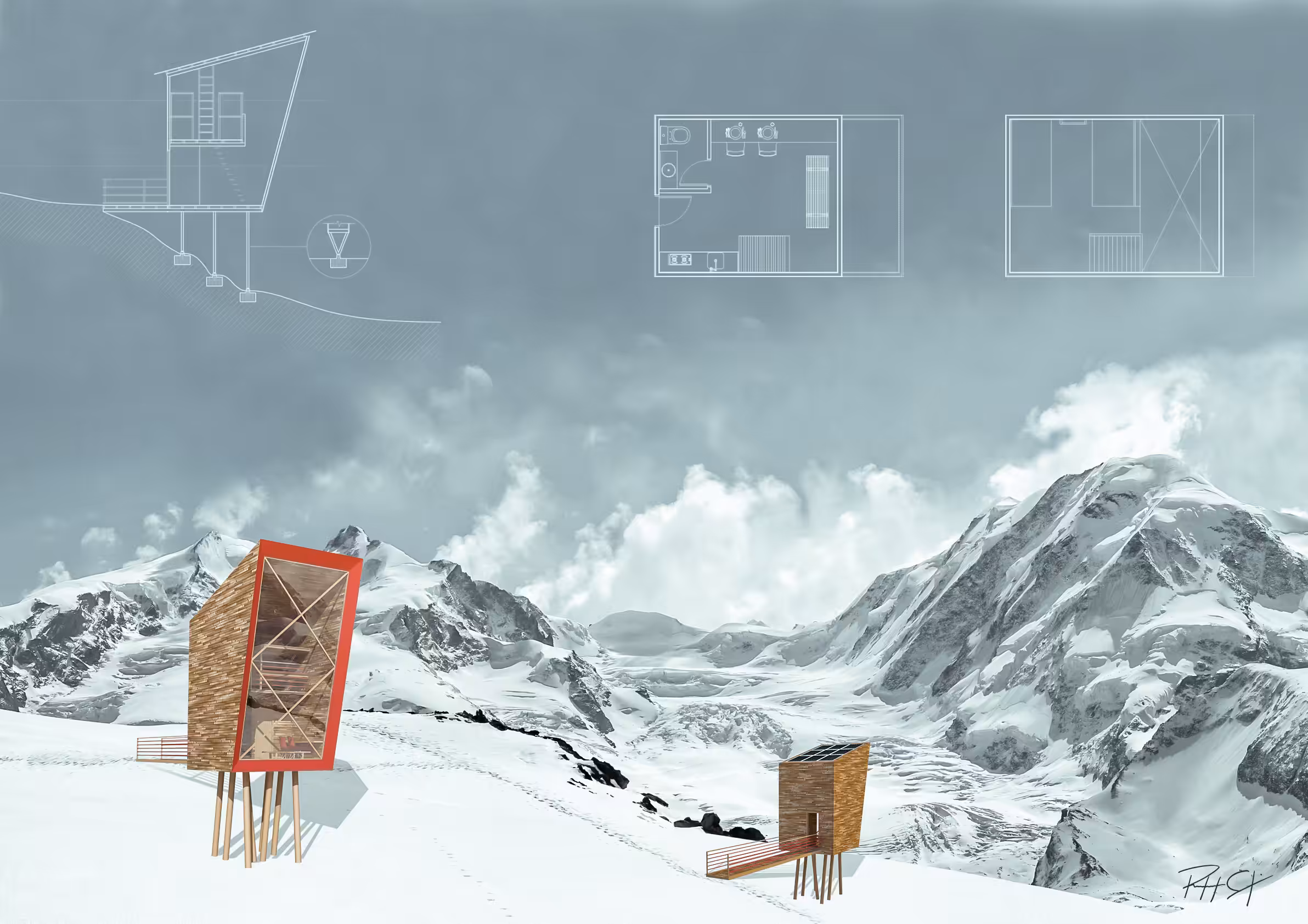 ARCHITECTURE PROJECT - Mountain Tiny House