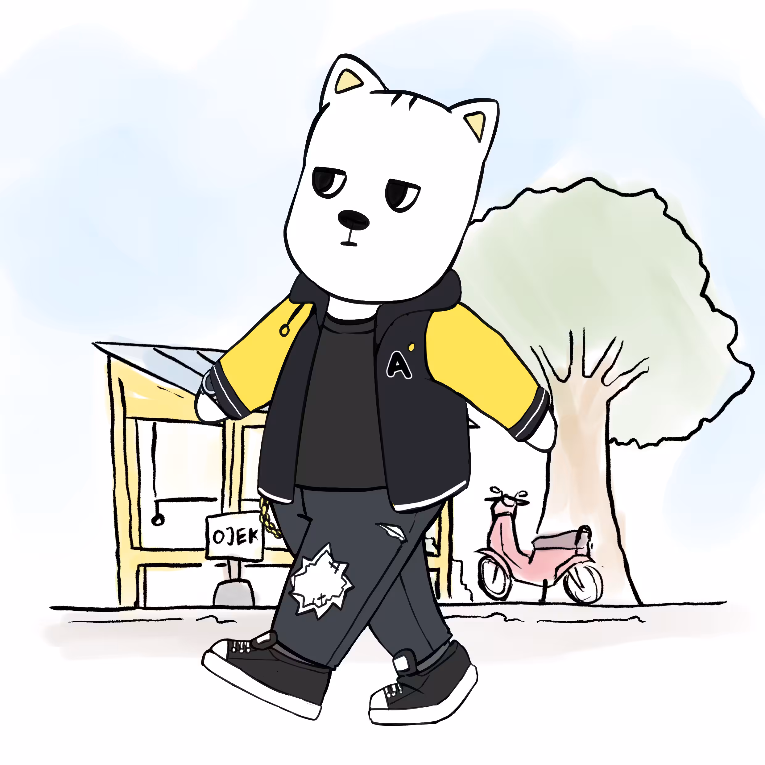 Anjing - Grunge Bomber