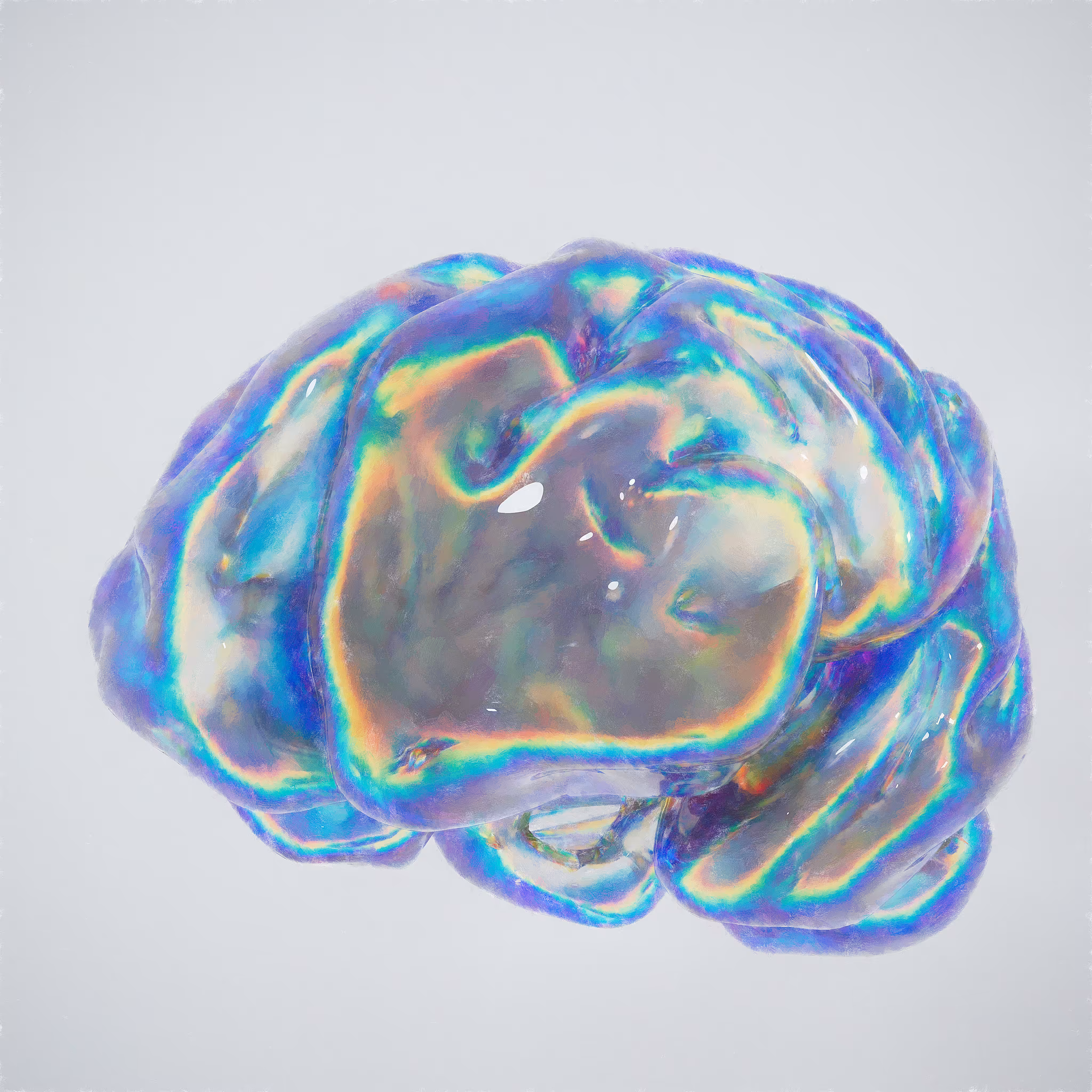 Colourful brain