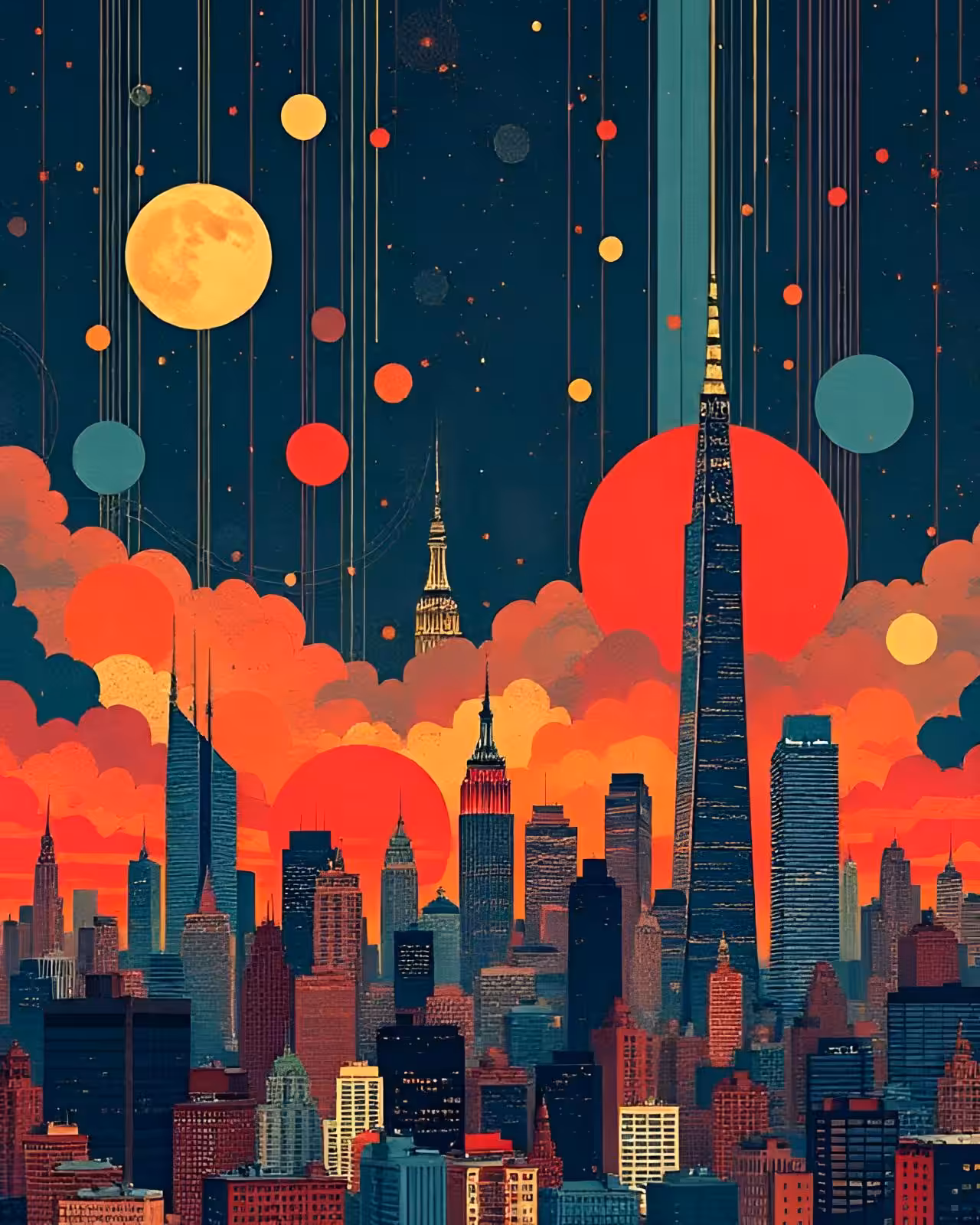 Colorful city 