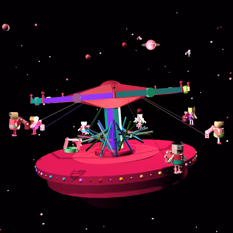 “Uncle Run” Fun Park: Space Ride #2