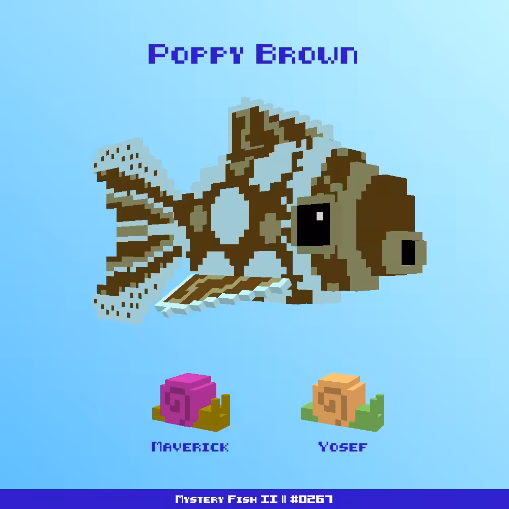 Poppy Brown :: Mystery Fish 0267/1000