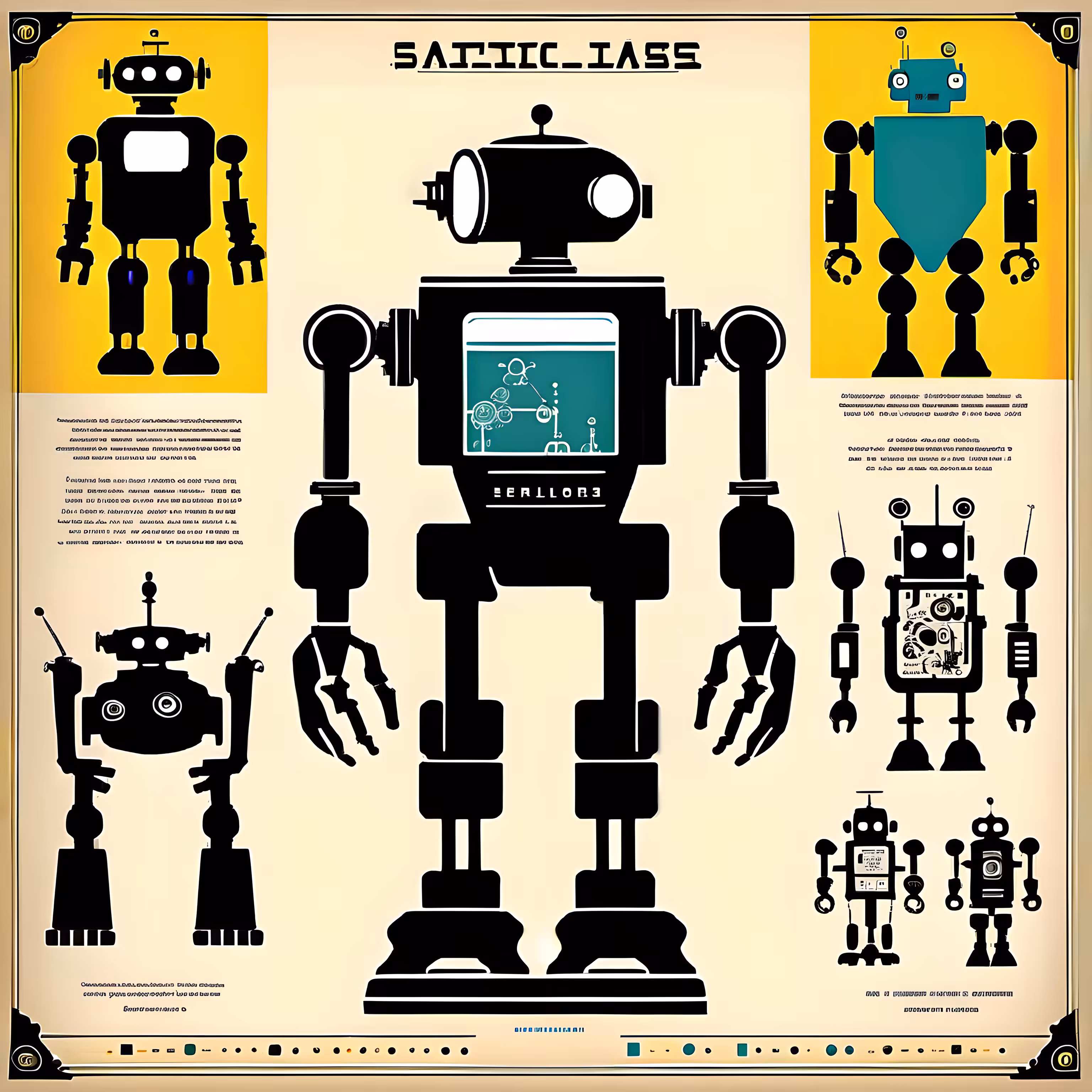 STUDIES ON ROBOTS - 20TH CENTURY #23