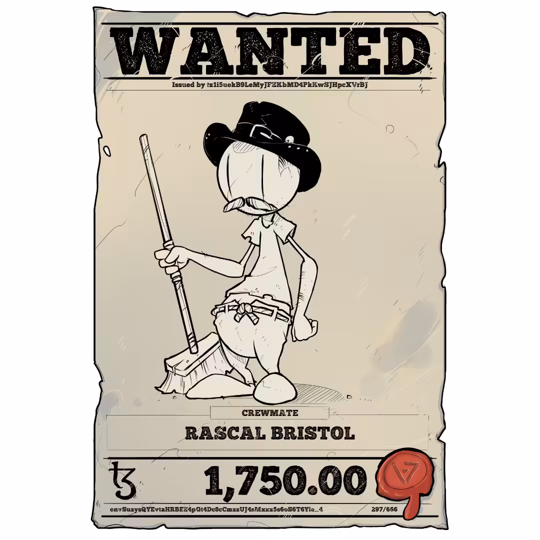 RASCAL BRISTOL | TEZOS PIRATE 297/666