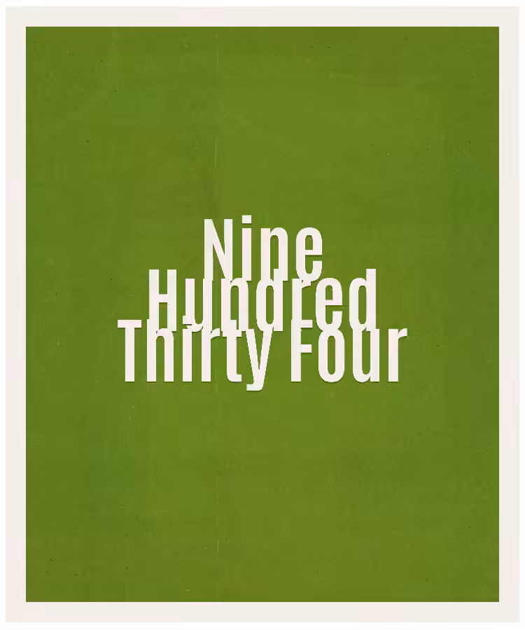 Count #934