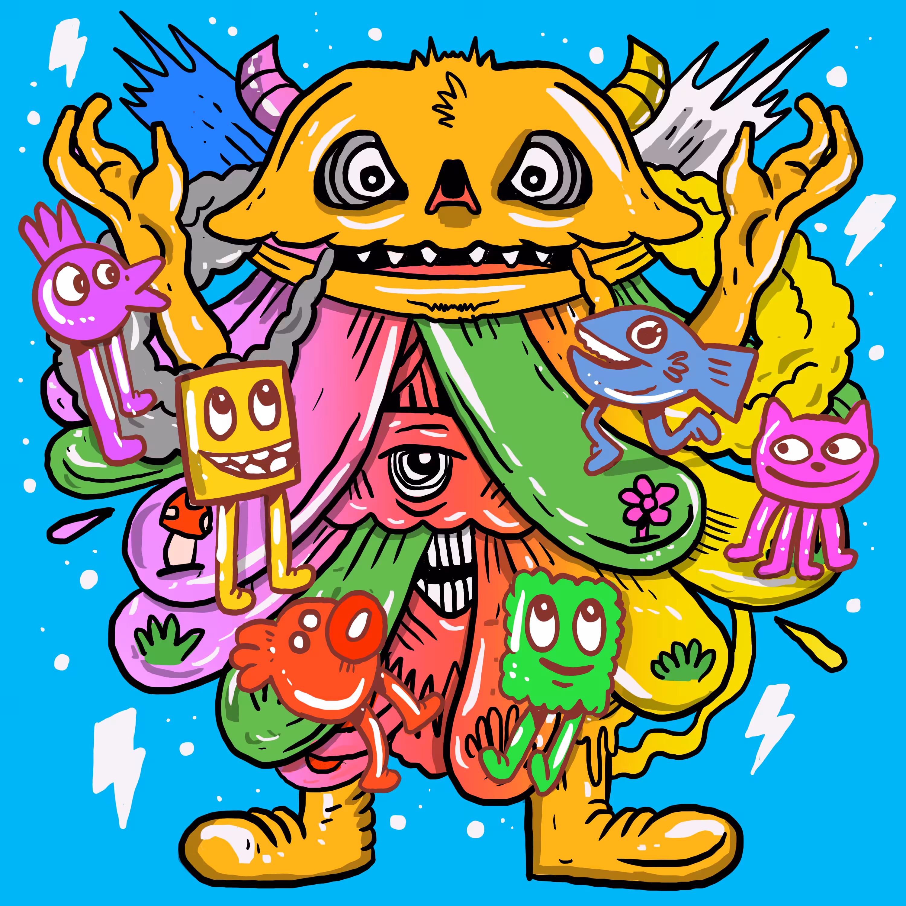 Doodle Monster Cool
