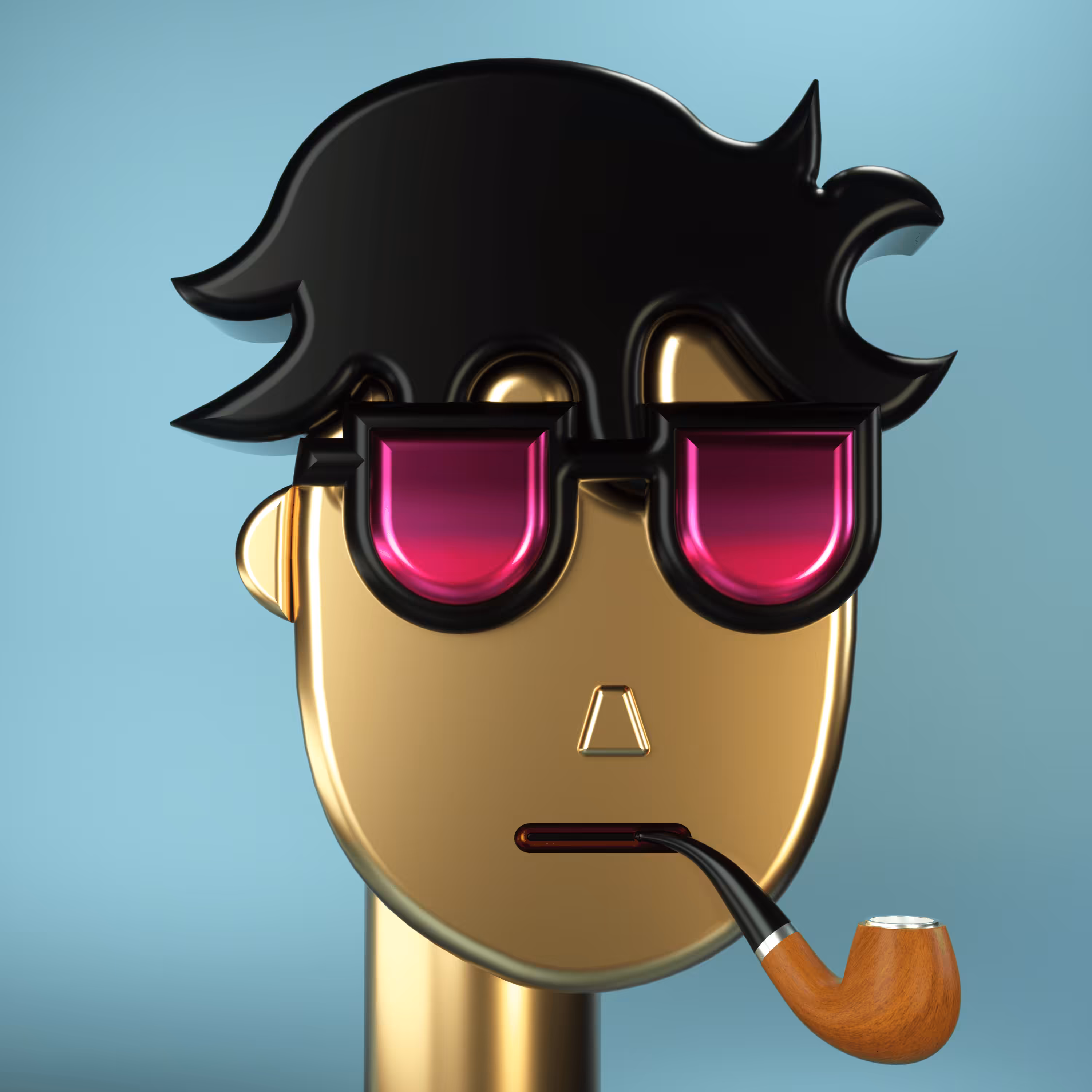 3D Chrome Punks: 3D Chrome Punk #0634