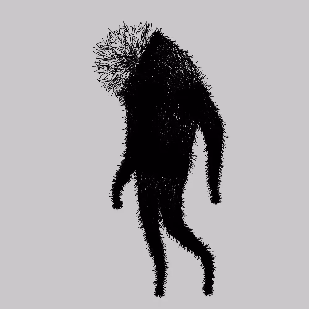 Hairy Thing - Waiting (black)