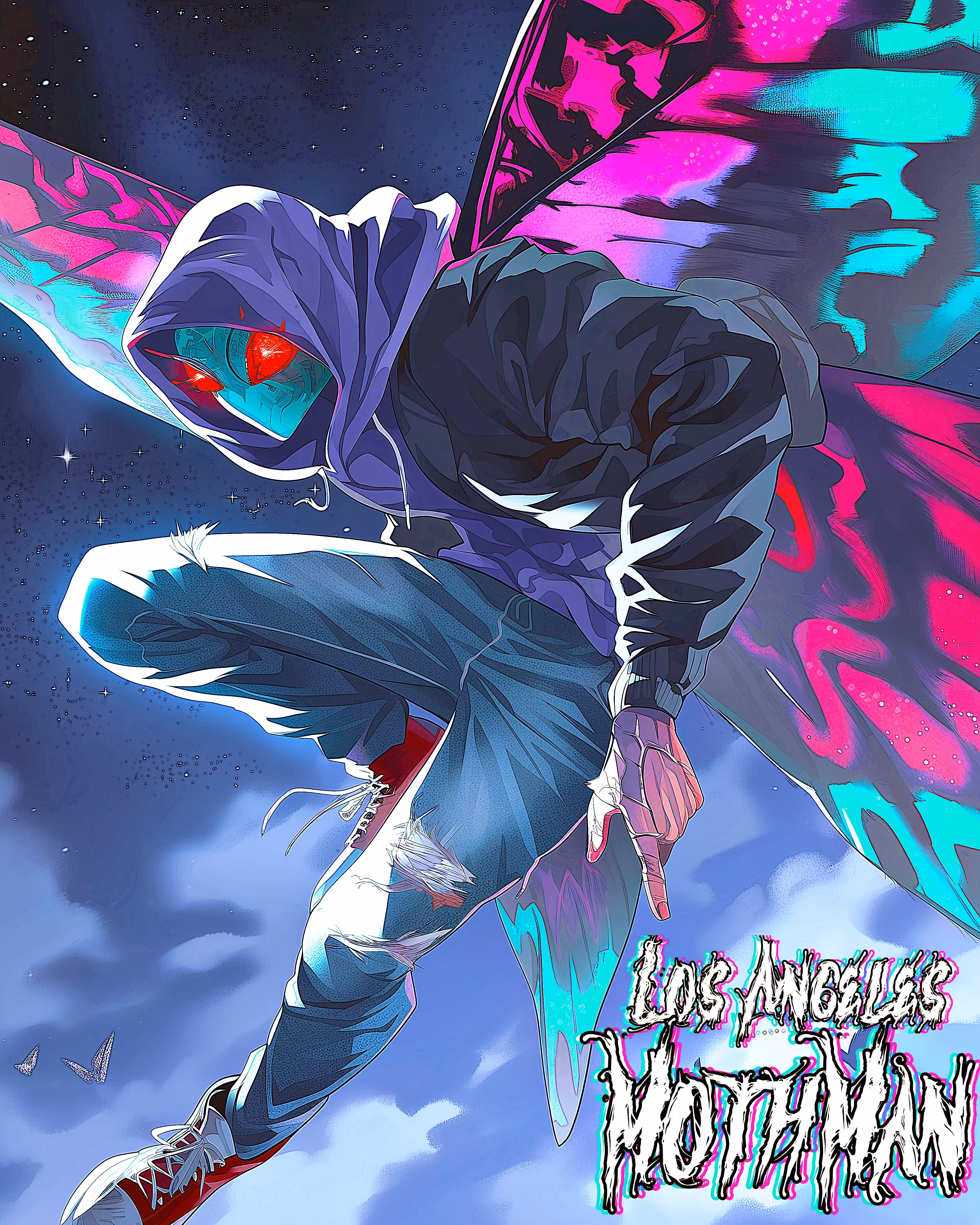 GlitchGangXMothMan Debut Poster #003