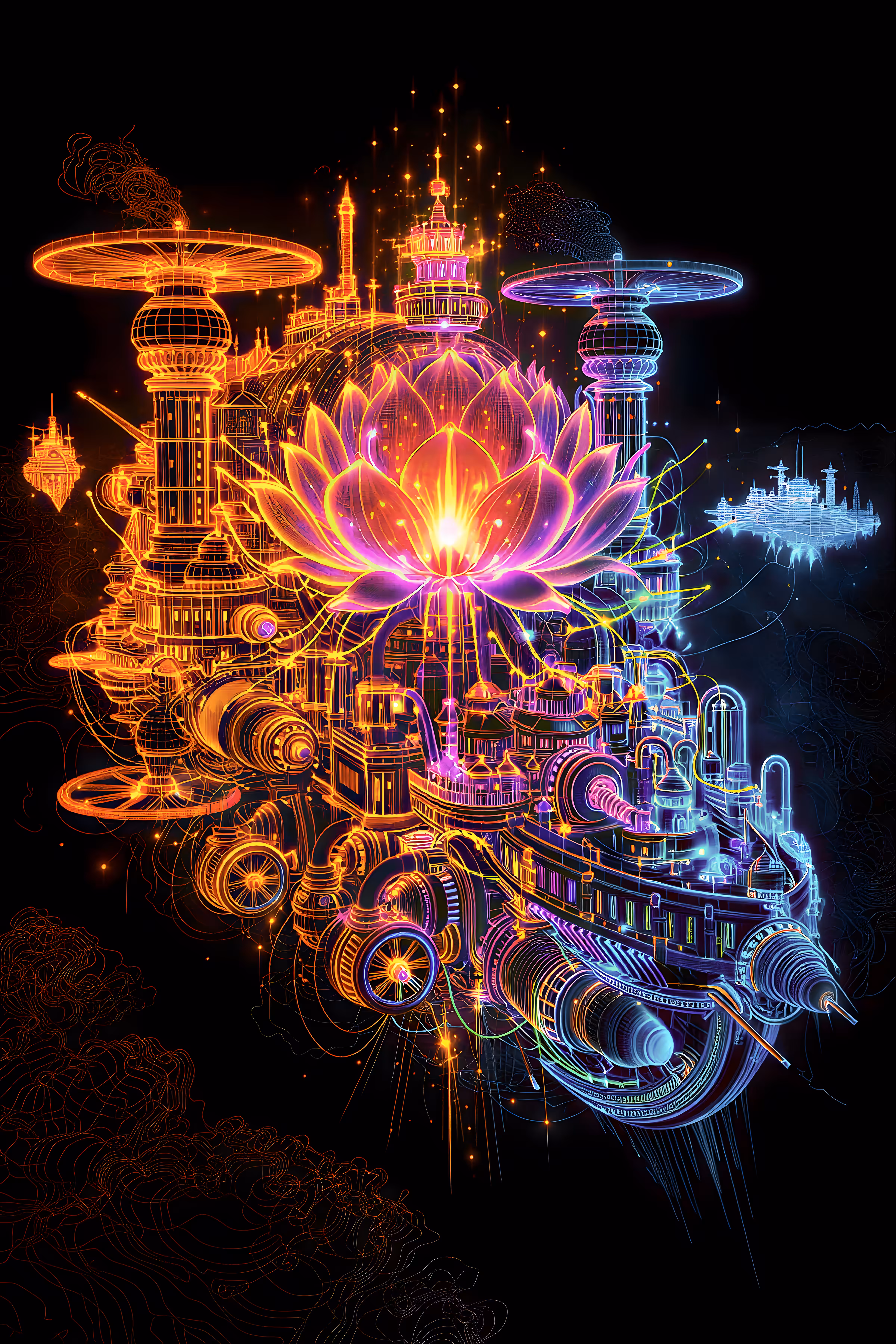 Flor do Lótus — Cybernetic Temple: Flor do Lótus XXVI — Chapter II: The Steam Vessel