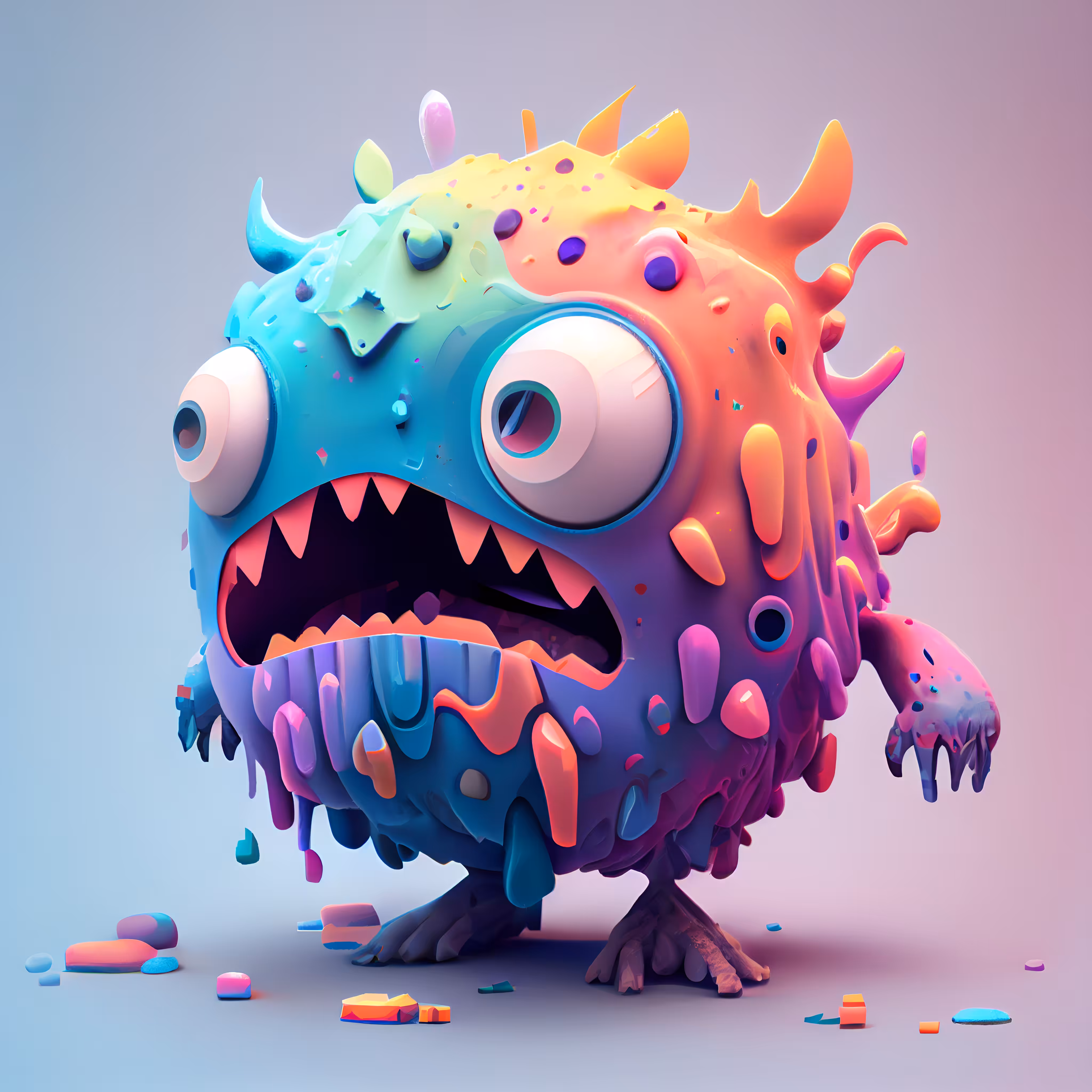 Funny monster