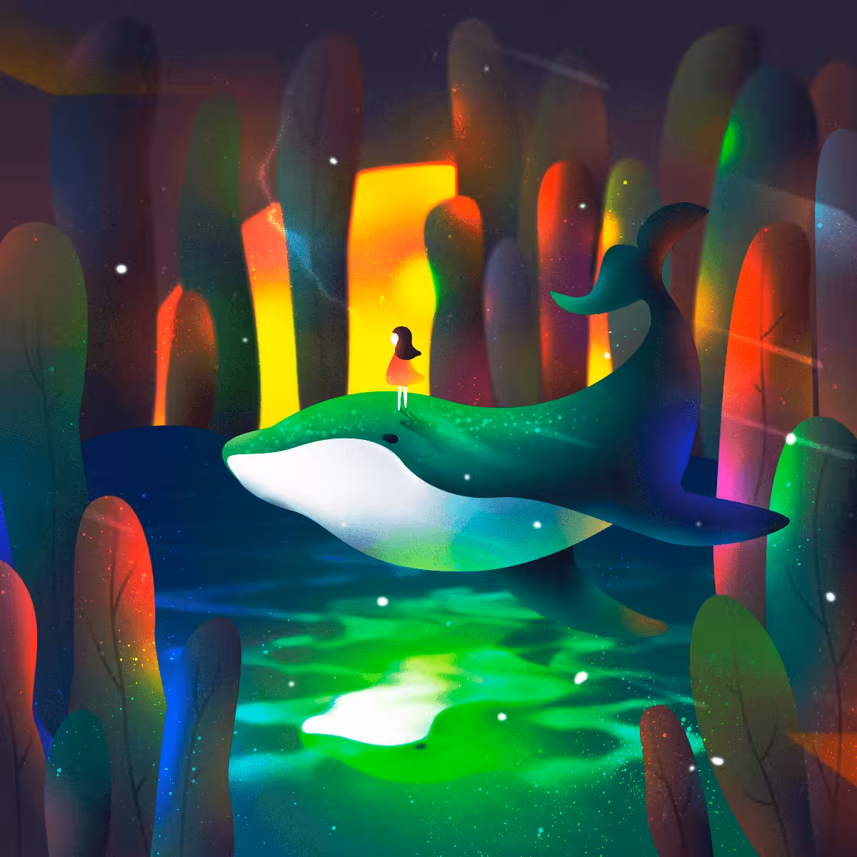 Moonlight and Whale