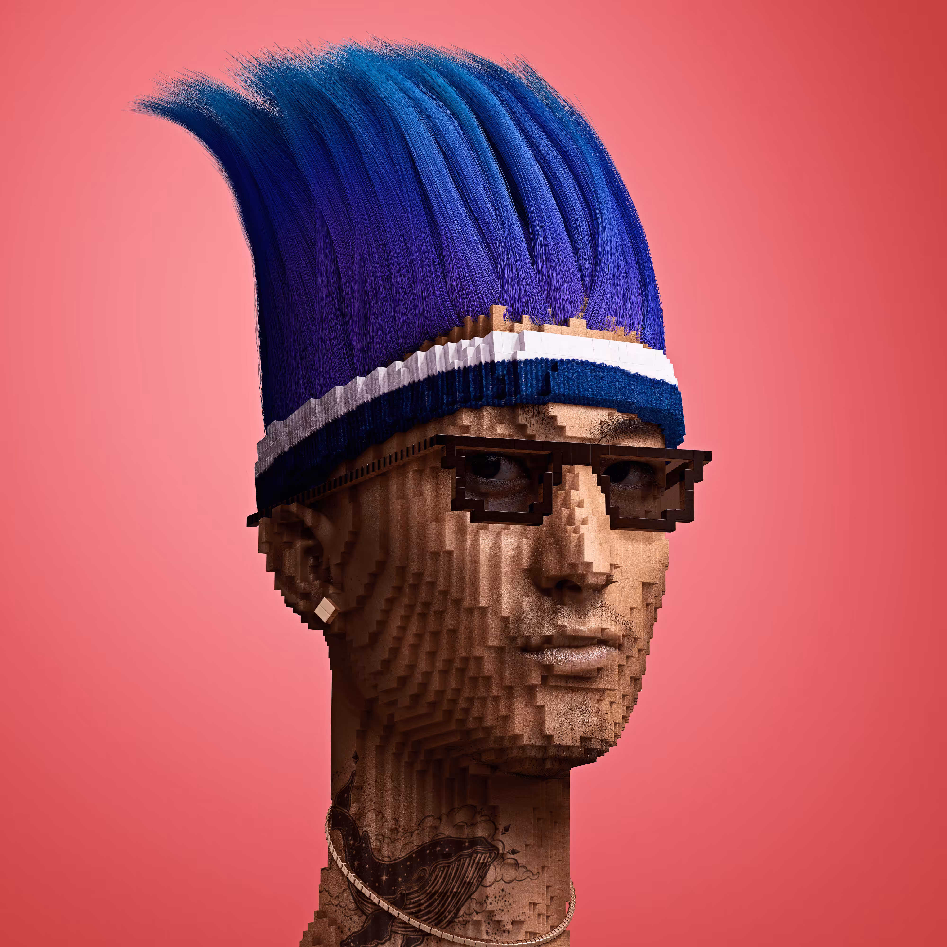 Block Head Punk 077