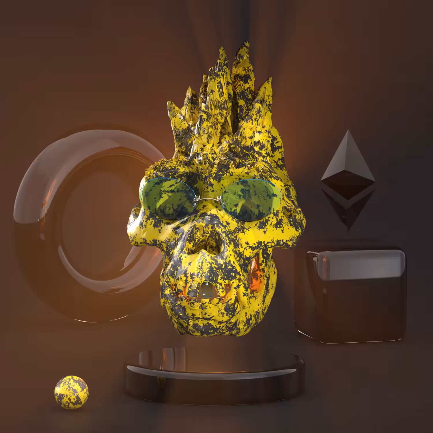 Monk Skull Punk Y | Dead collection