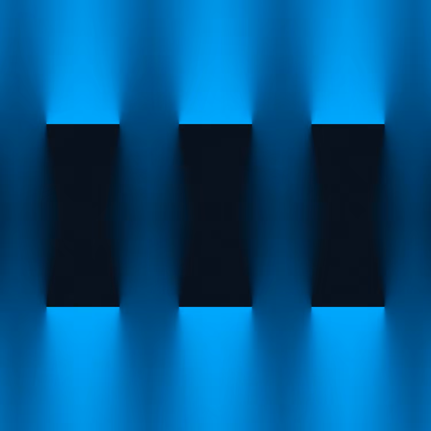 Exit through the pale blue-tiled lavatory