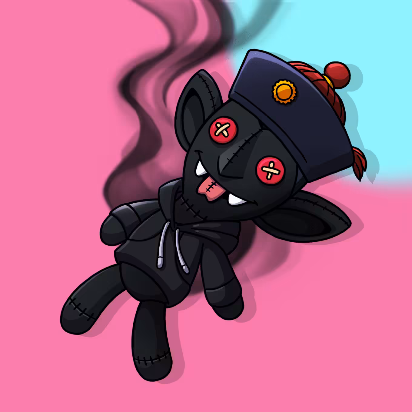 #4743 Sneaky Vampire Teddy
