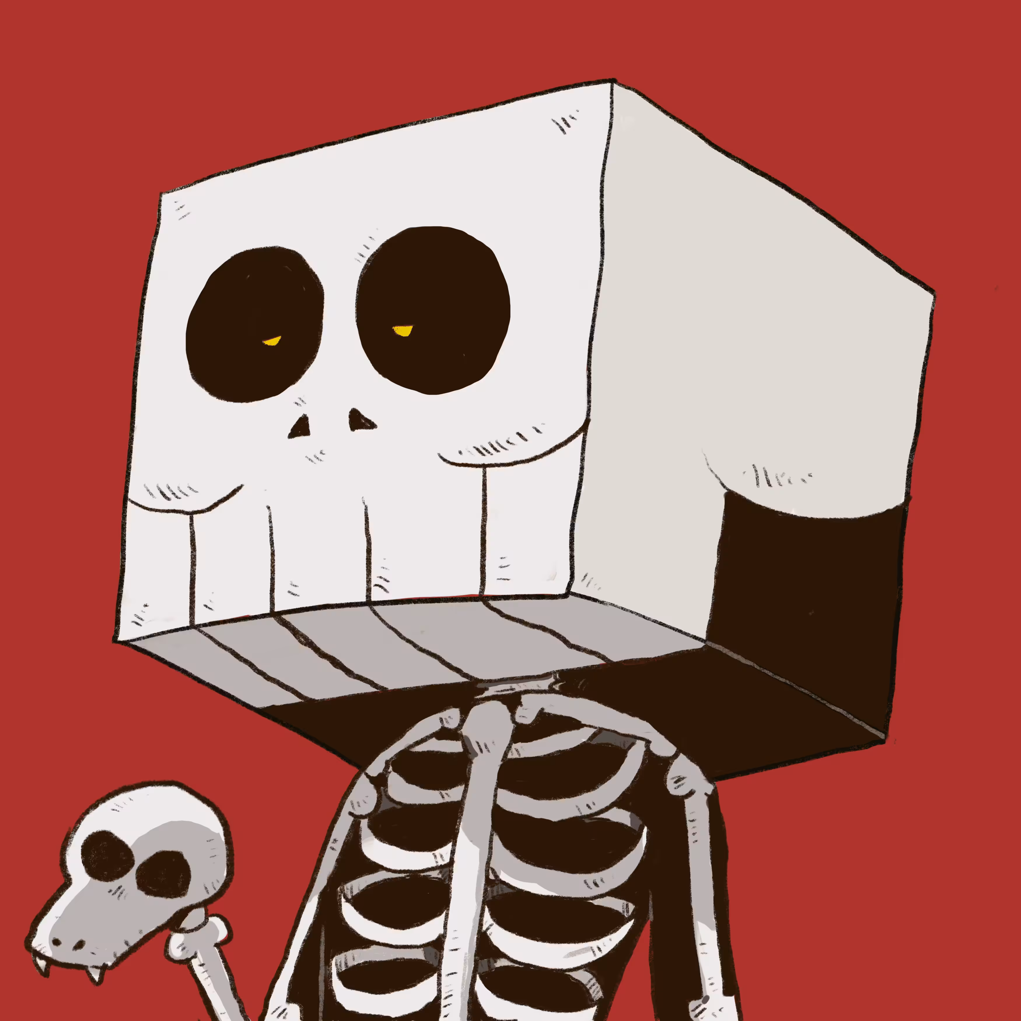 Lazy boxy #012 Bone