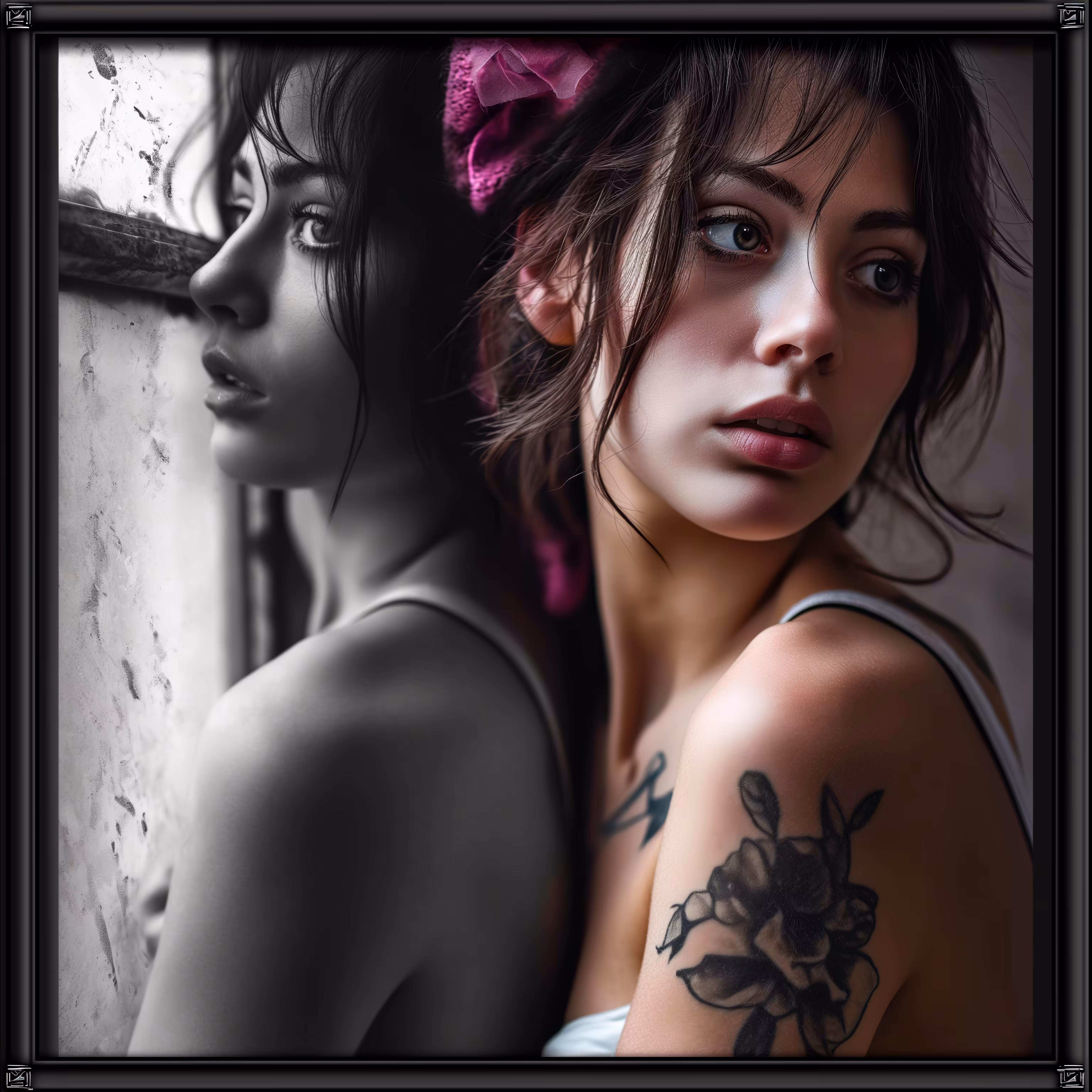 Echoes of Radiance: Framed Echoes