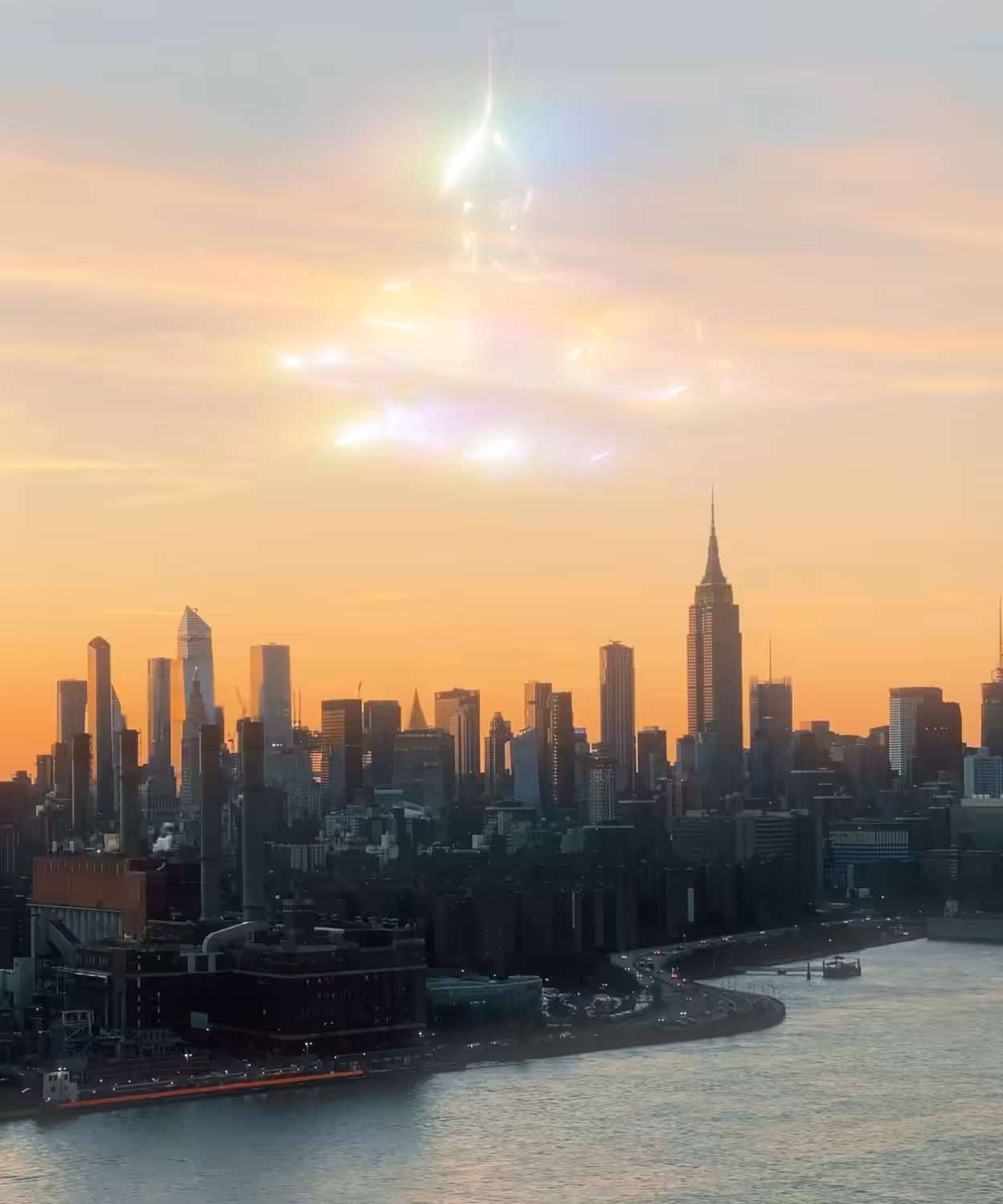 Sunset Sky Ship