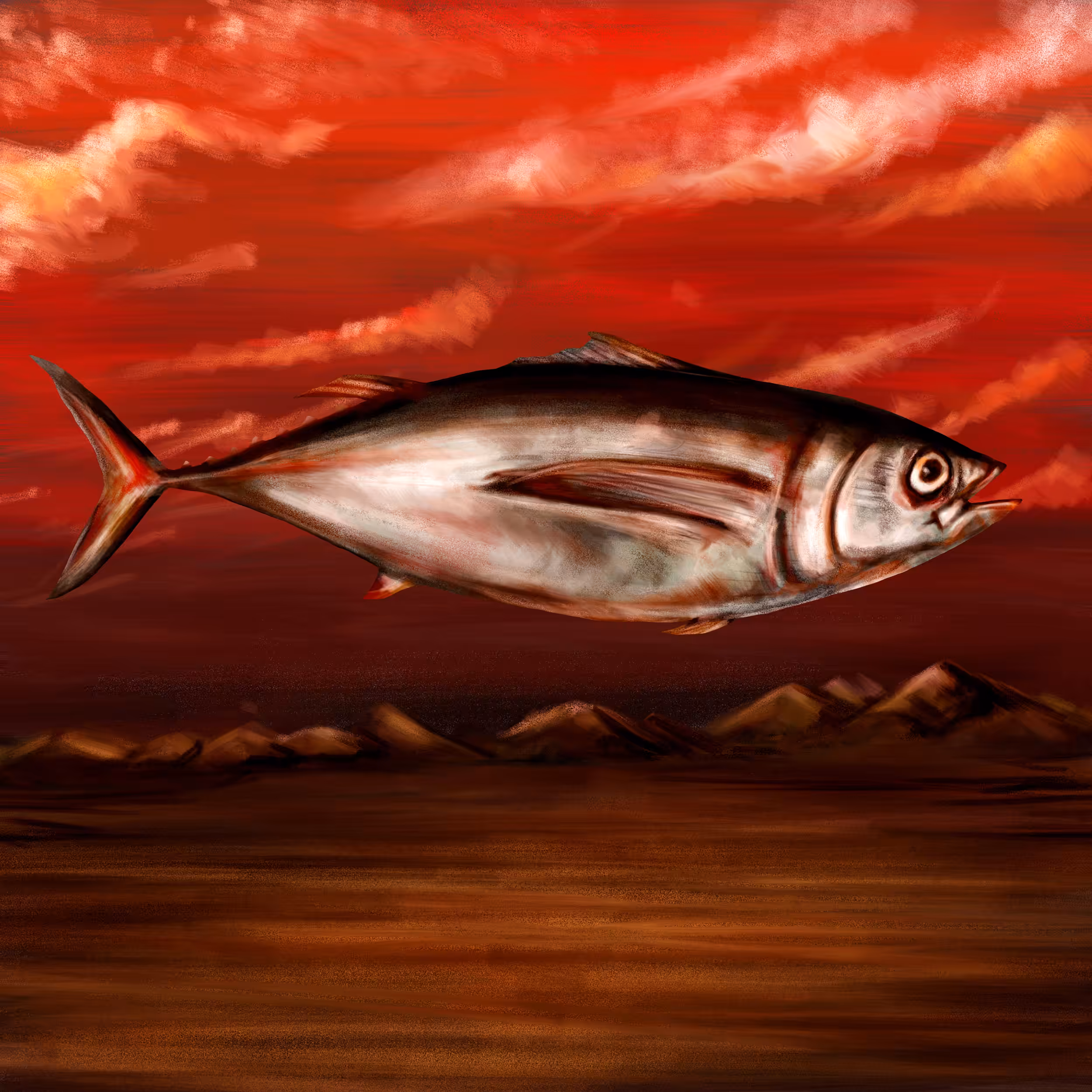 Elements Of Vanitas: Fish