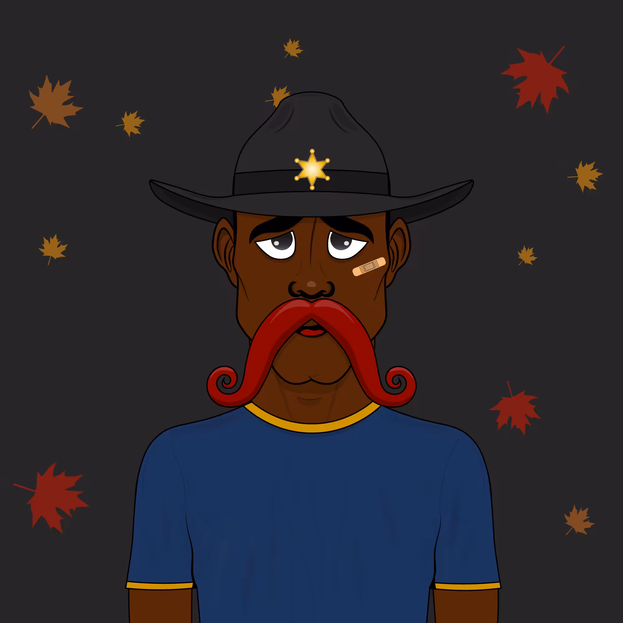 Mustachioed #64