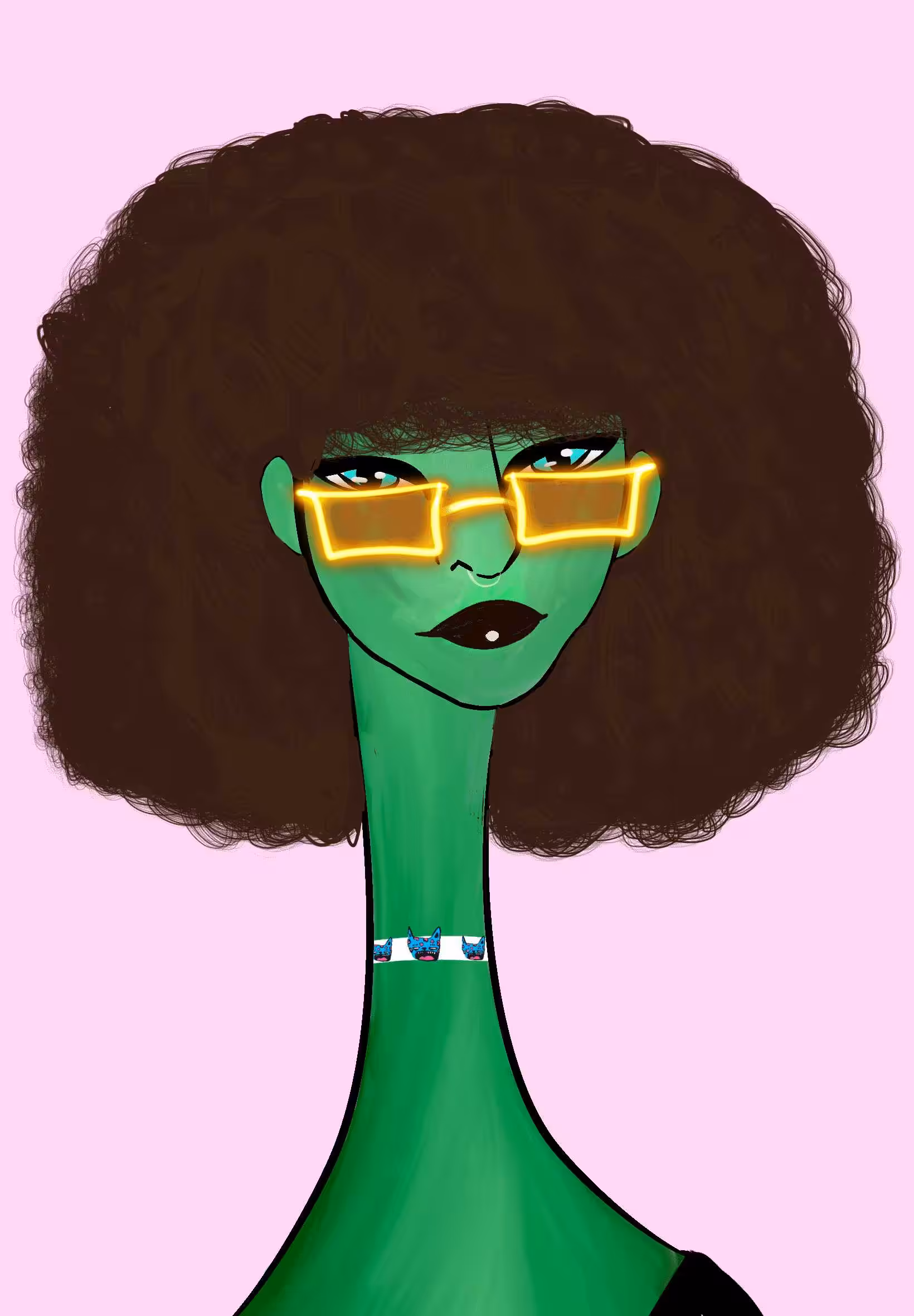 Long Neckie Ladies: Long Neckie Lady #829