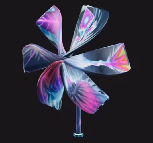 3D pinwheel #73  Live Colours collab with  Adam @W_O_L_F_M_A_N_