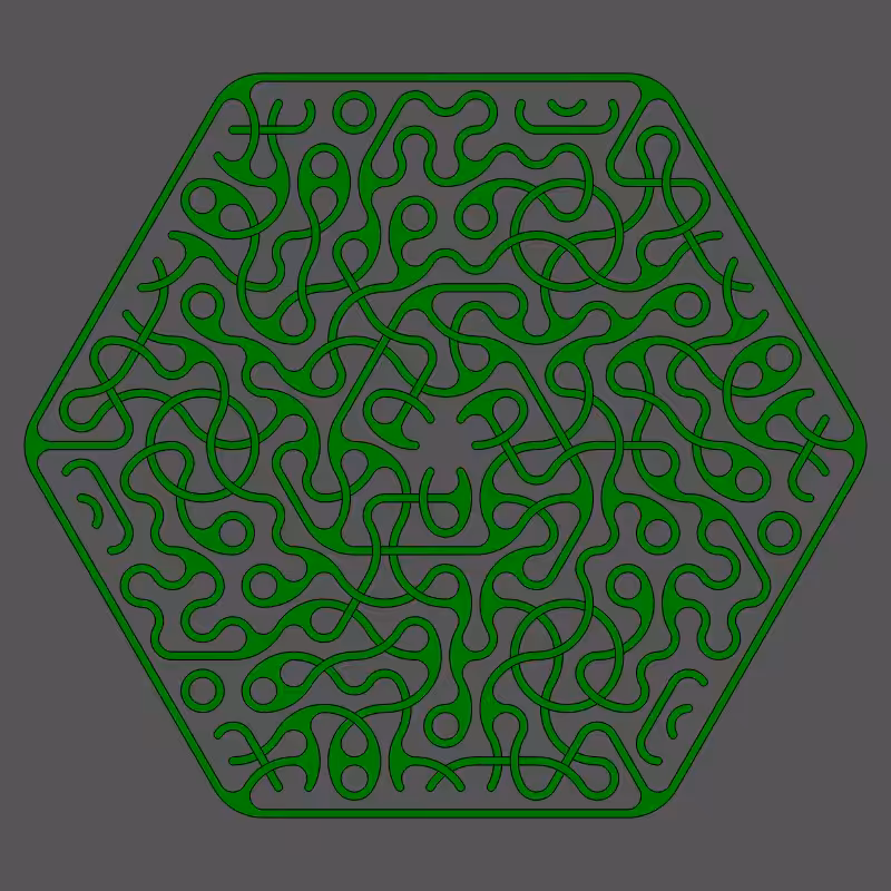 Threefold Symmetry - Dark Variations #294