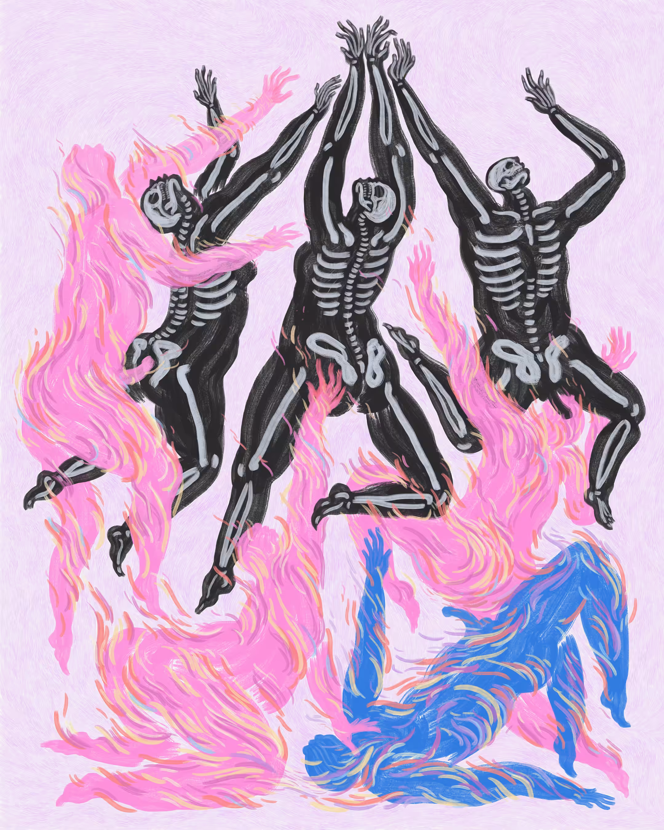 II. ‘Fireskeletons’ | Blue Spirit On Fire Collection
