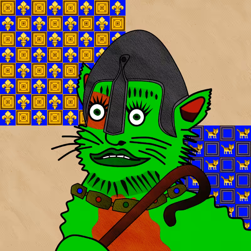 Famous Medieval Cat #128