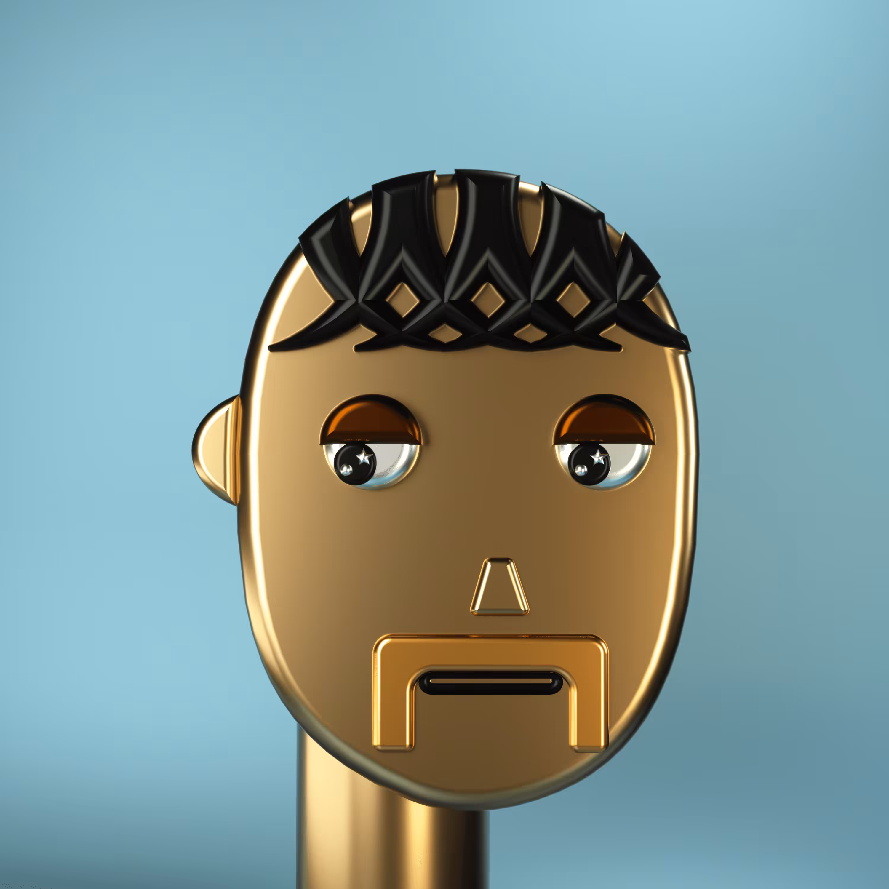3D Chrome Punk #0630
