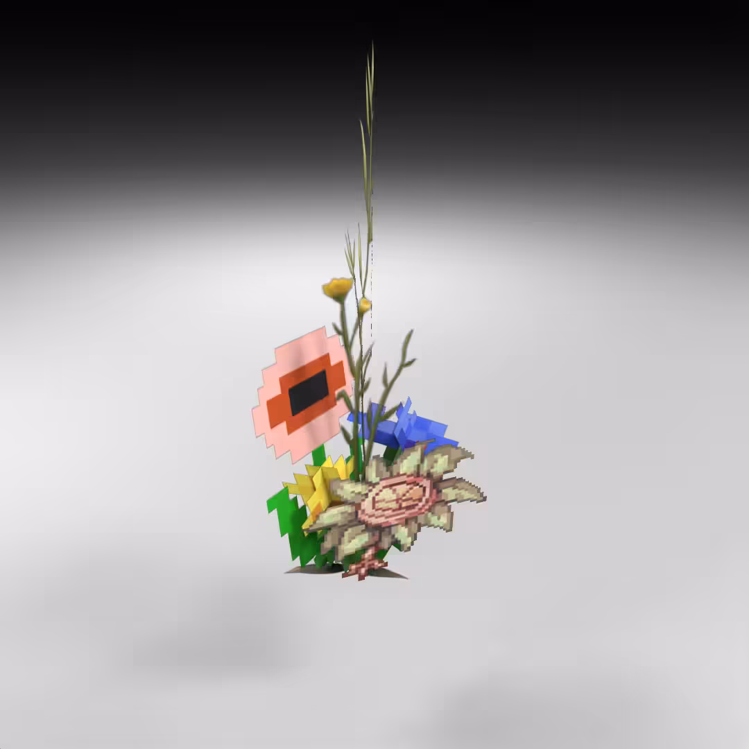 Out-Game Flowers (Small Bouquets): Hand-hacked Bouquet 165