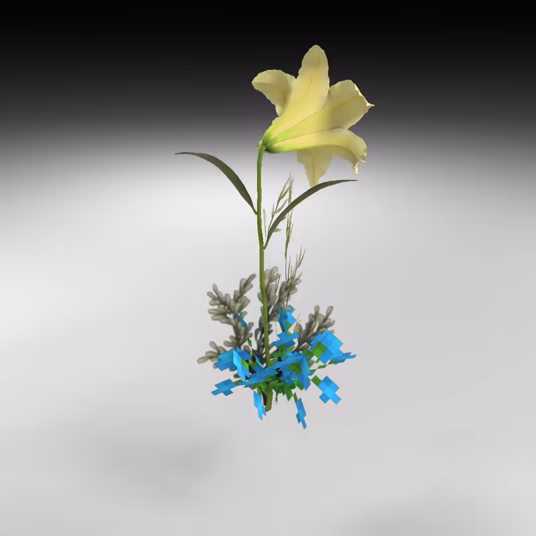 Hand-hacked Bouquet 99