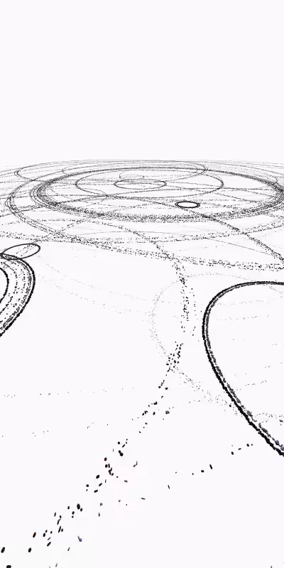 circle drops - 'the passenger' sketches #64