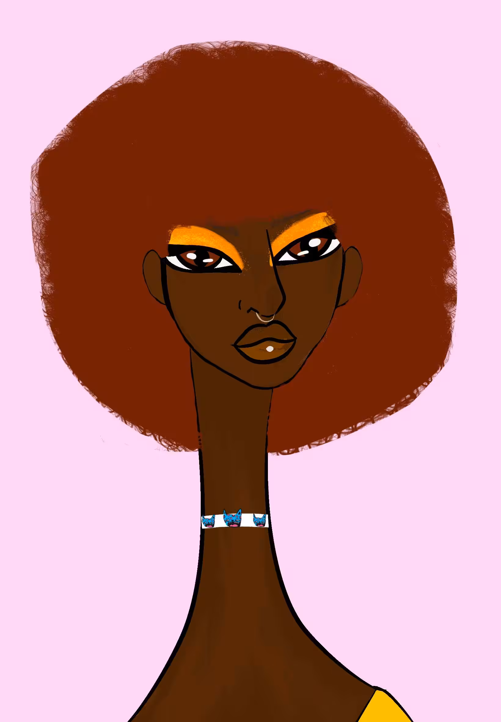 Long Neckie Lady #336