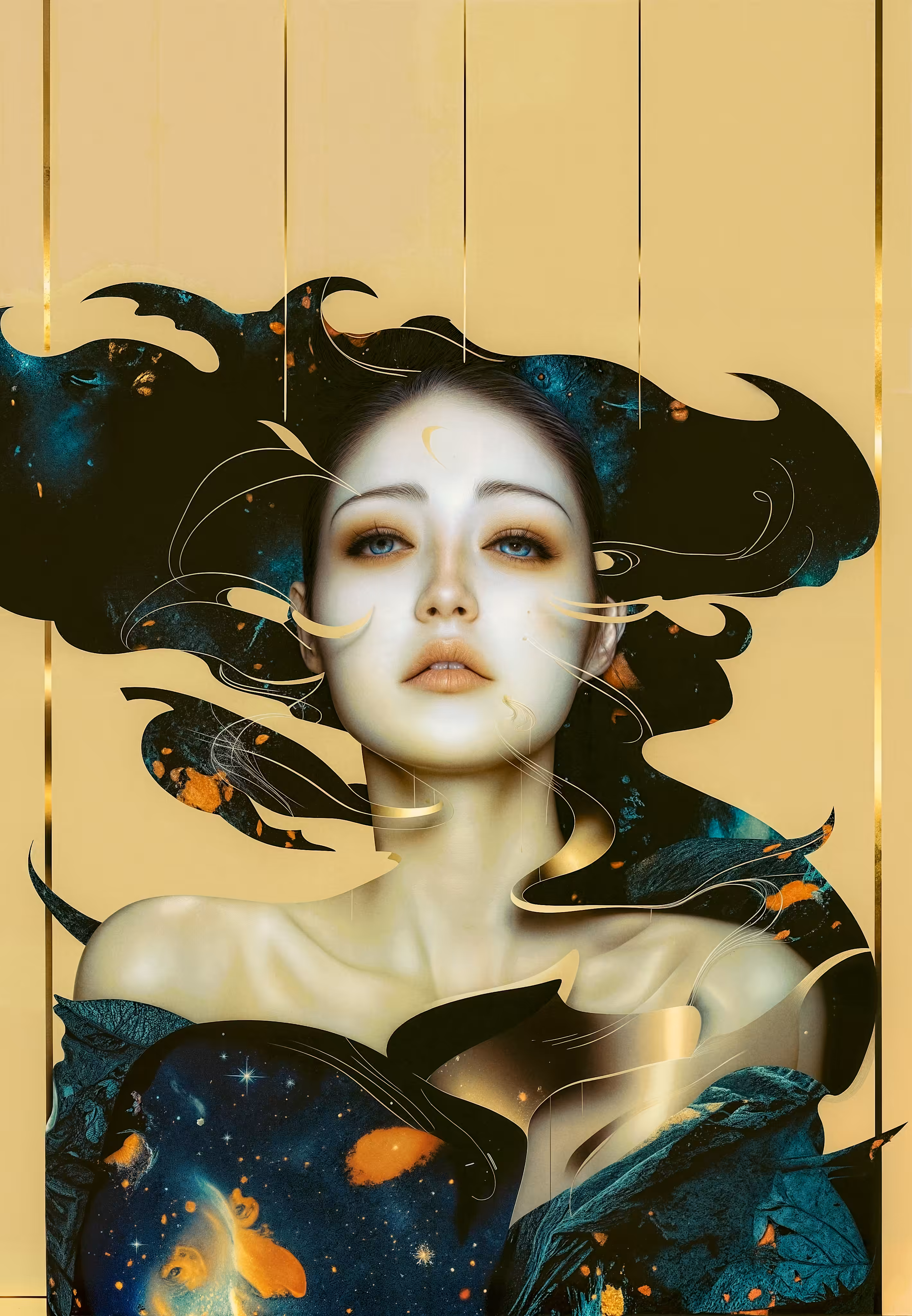 Abstract Hyper Realistic Woman Portrait #2