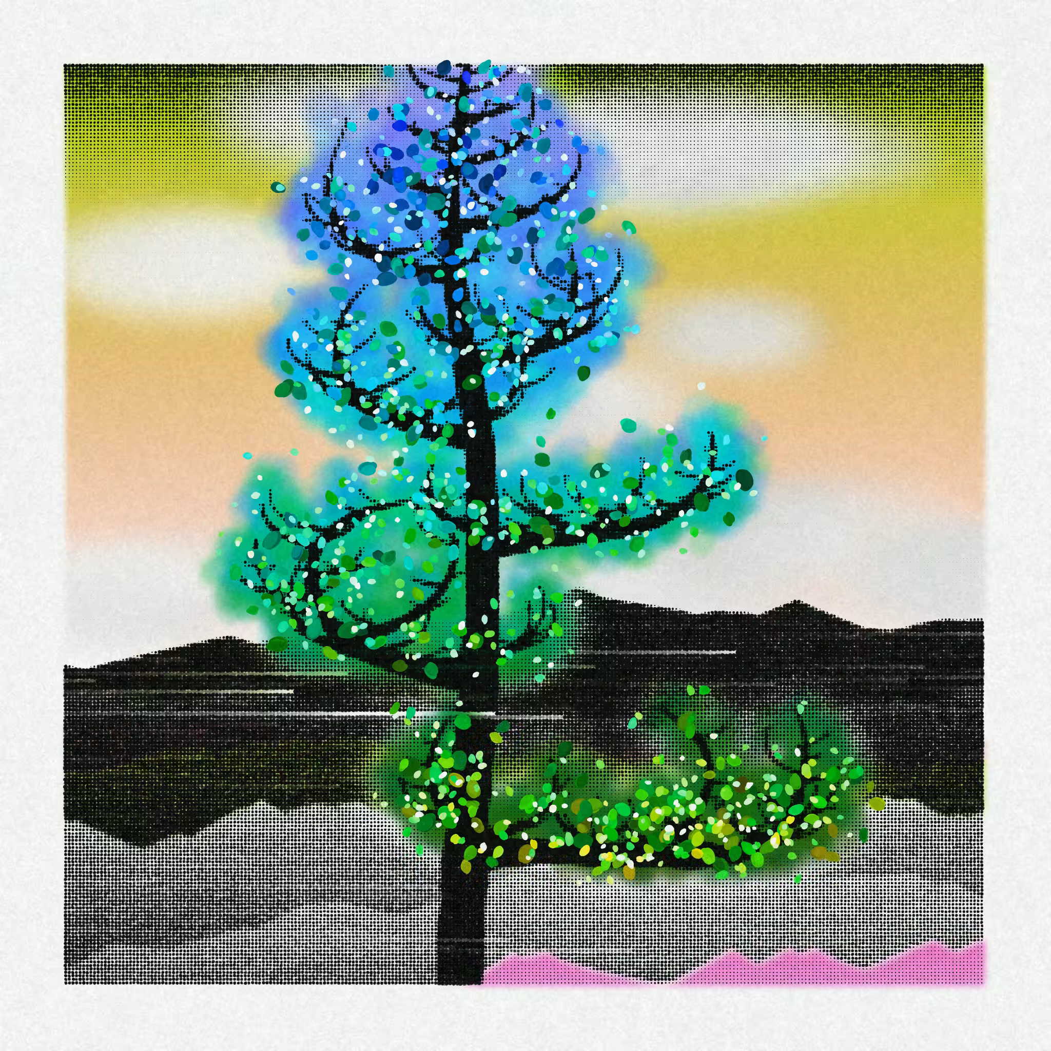 Dithered Branches #61