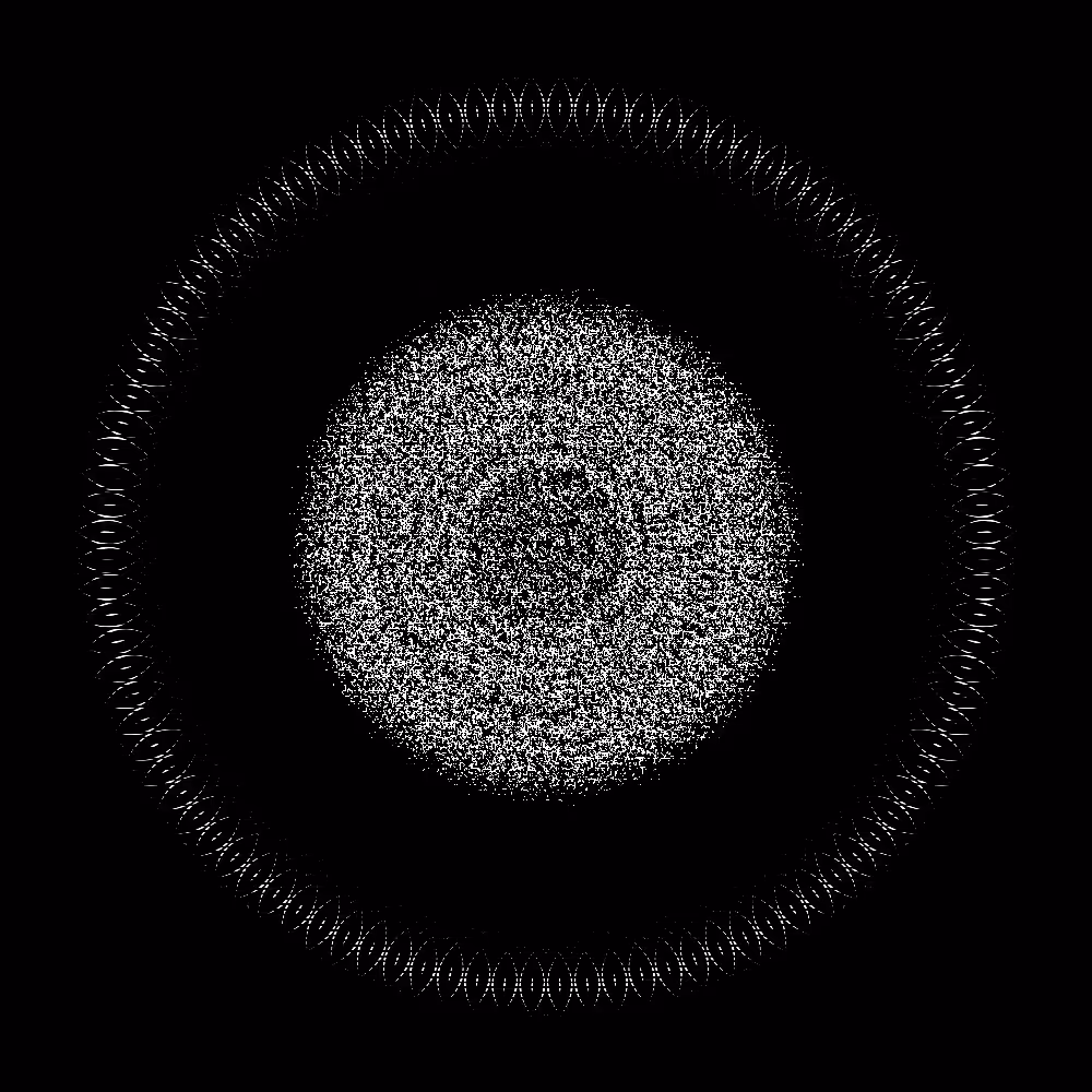 Circle and Pulses #1