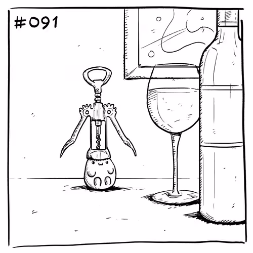 Suicidal Hamster #091 - Wine Bottle Opener