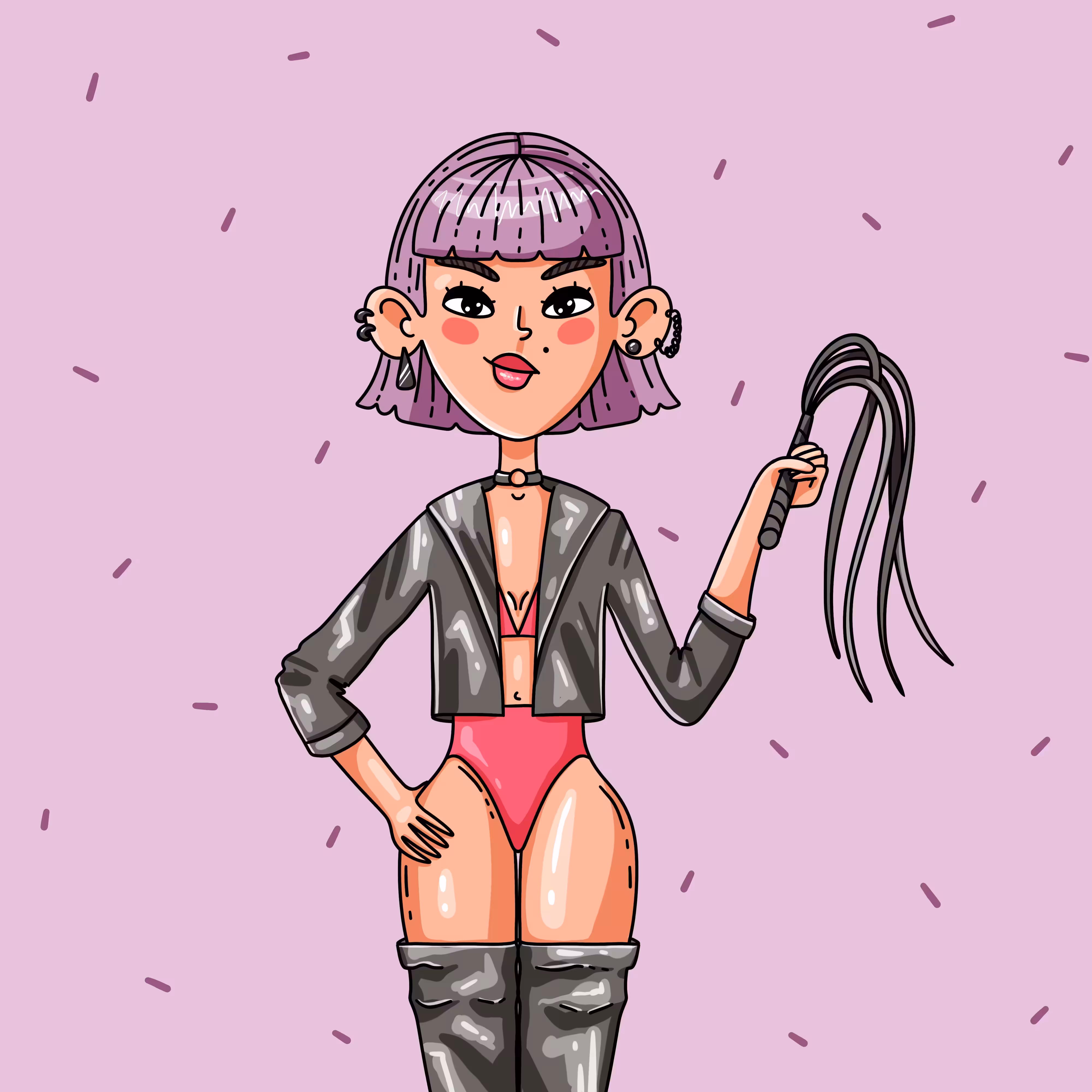 Girl with a whip