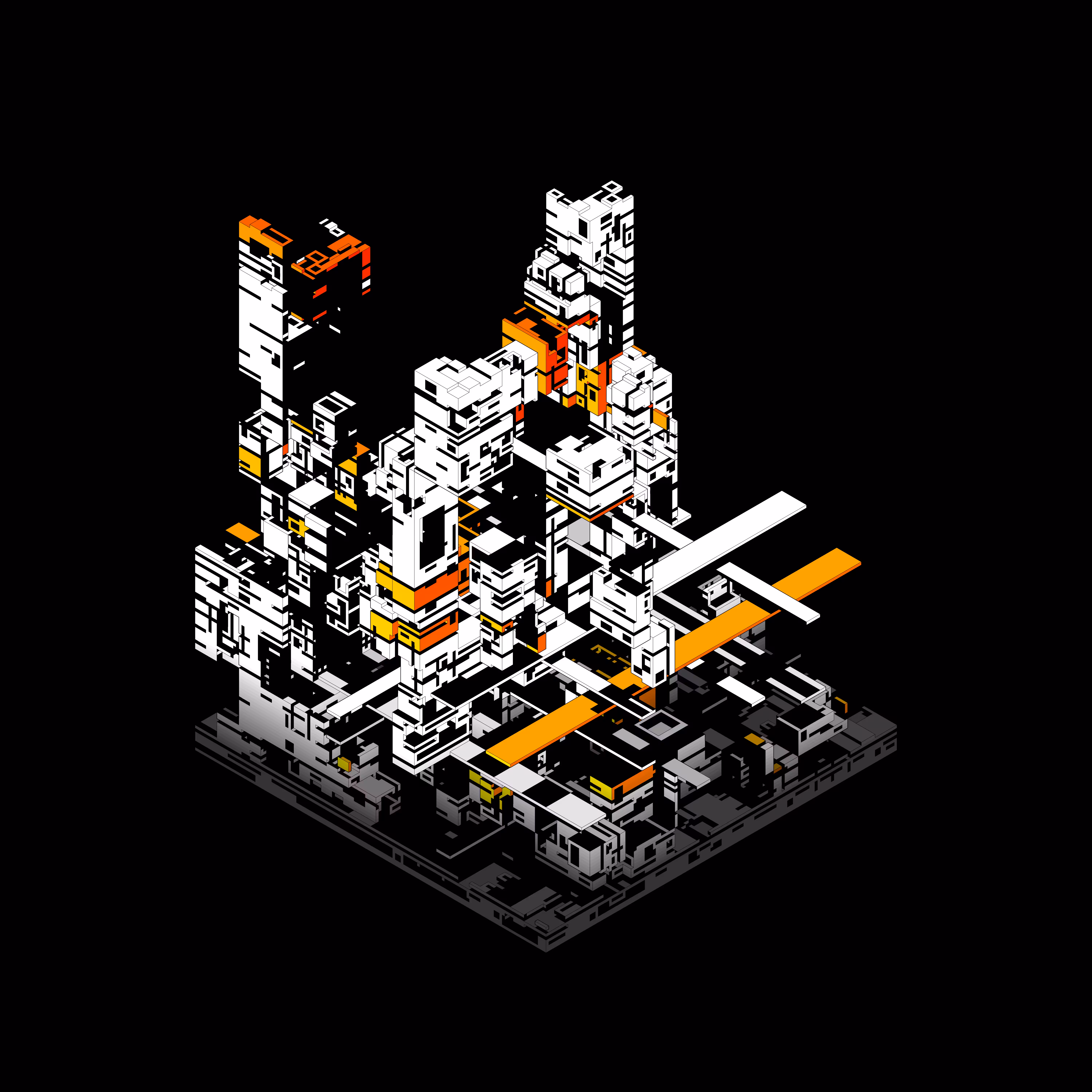 Tiny, stark tile #003